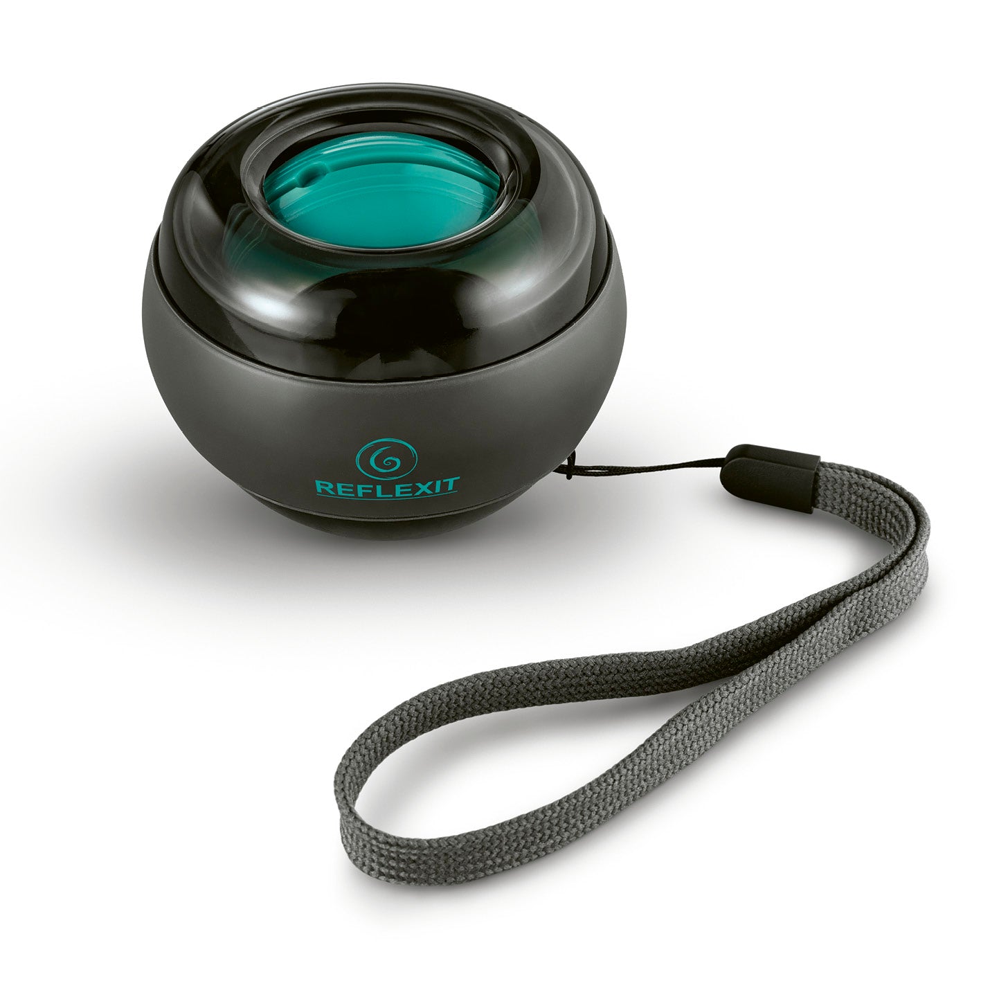 Spinball Trainingsgerät zur Steigerung von Griffkraft, Koordination und Unterarmbeweglichkeit mit praktischem Handgelenksband.