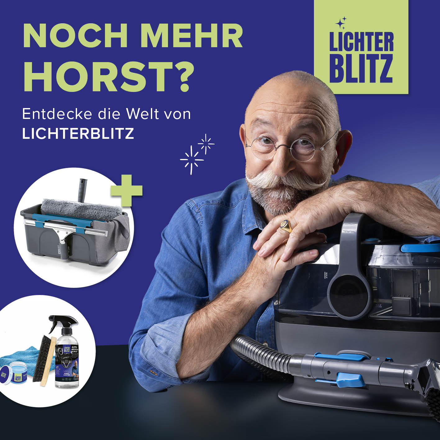 LICHTERBLITZ Dampfreiniger Handgert - Polsterreiniger mit Dampfhandschuh LICHTERBLITZ Dampfreiniger Handgert - Polsterreiniger mit Dampfhandschuh