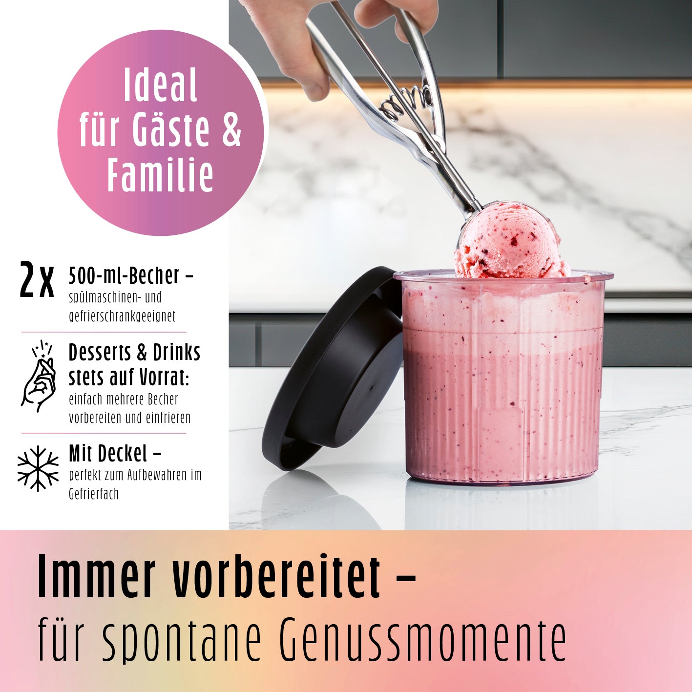 Becher-Set - 2 x 500 ml