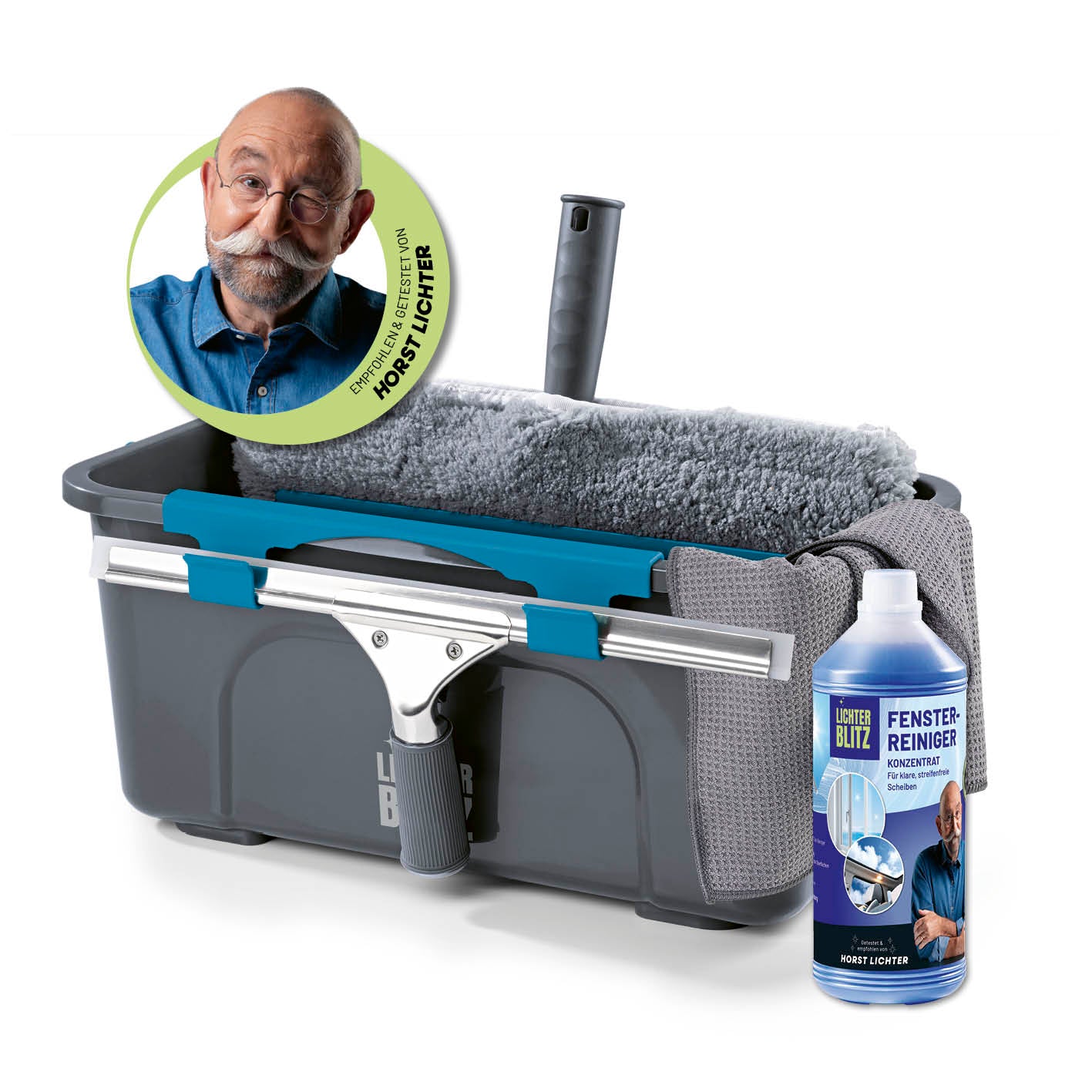 Reinigungsset Fenster 7-teilig