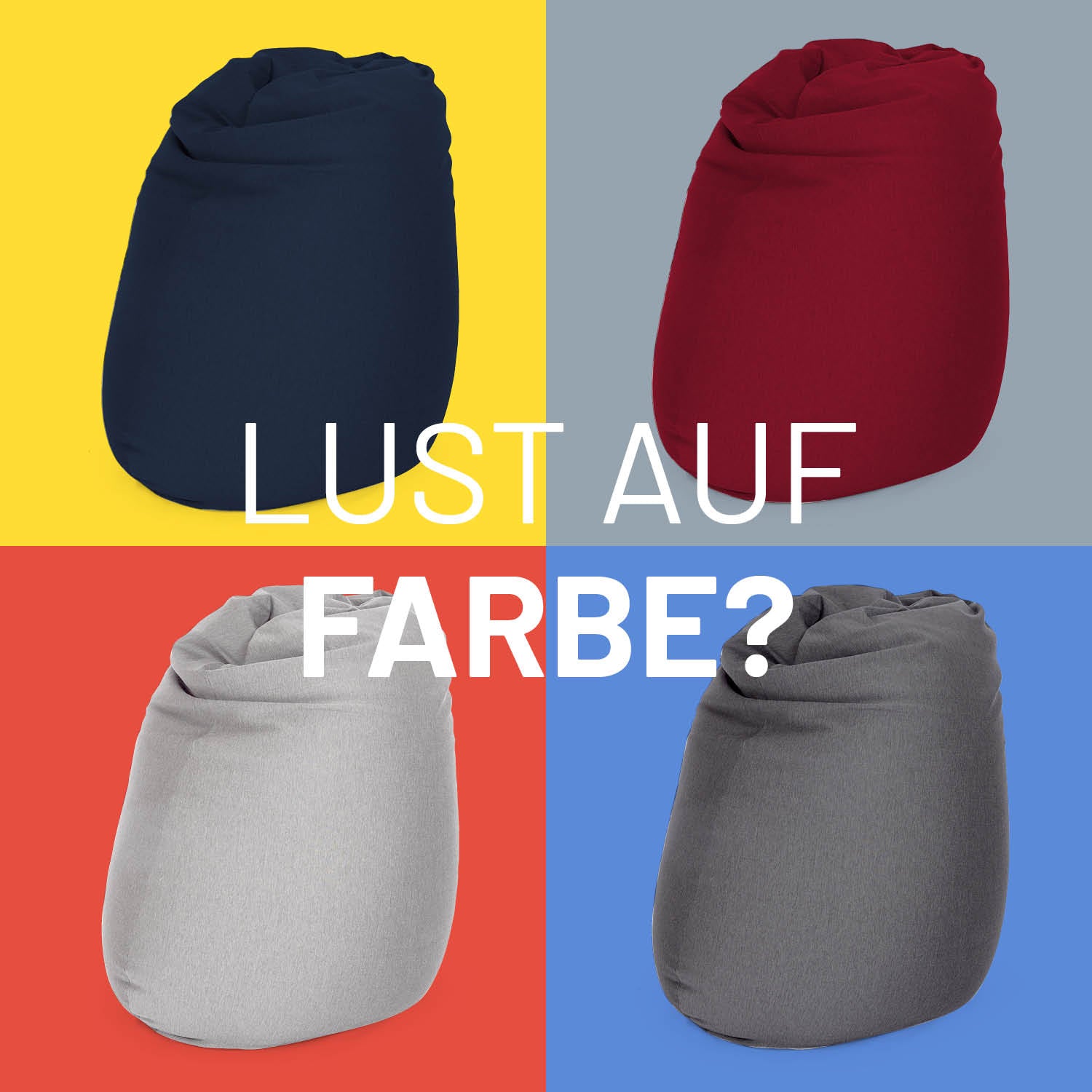 Flexi Comfort Sitzsack (380 L) - indoor - Hellgrau