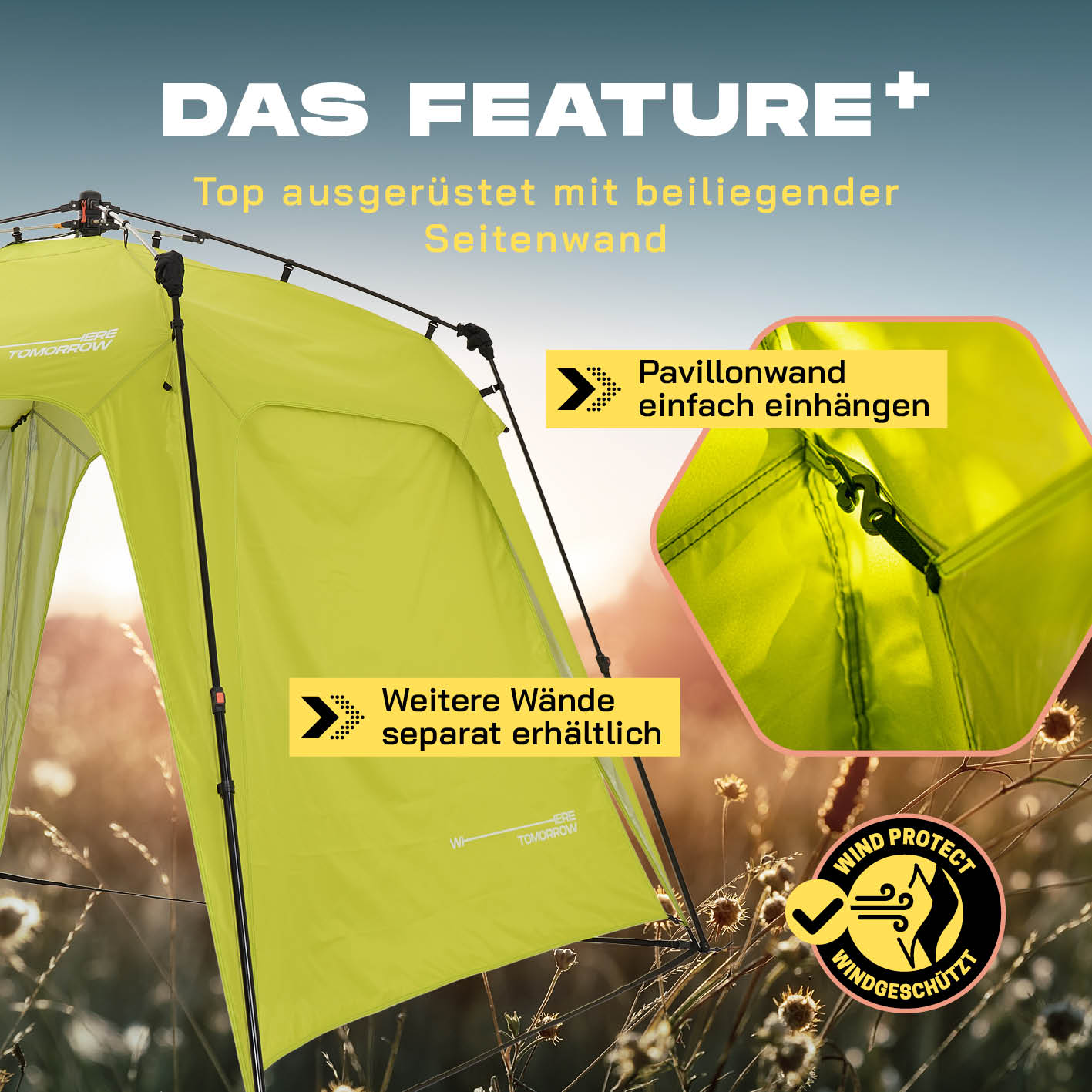 Pop up Pavillon - Grün