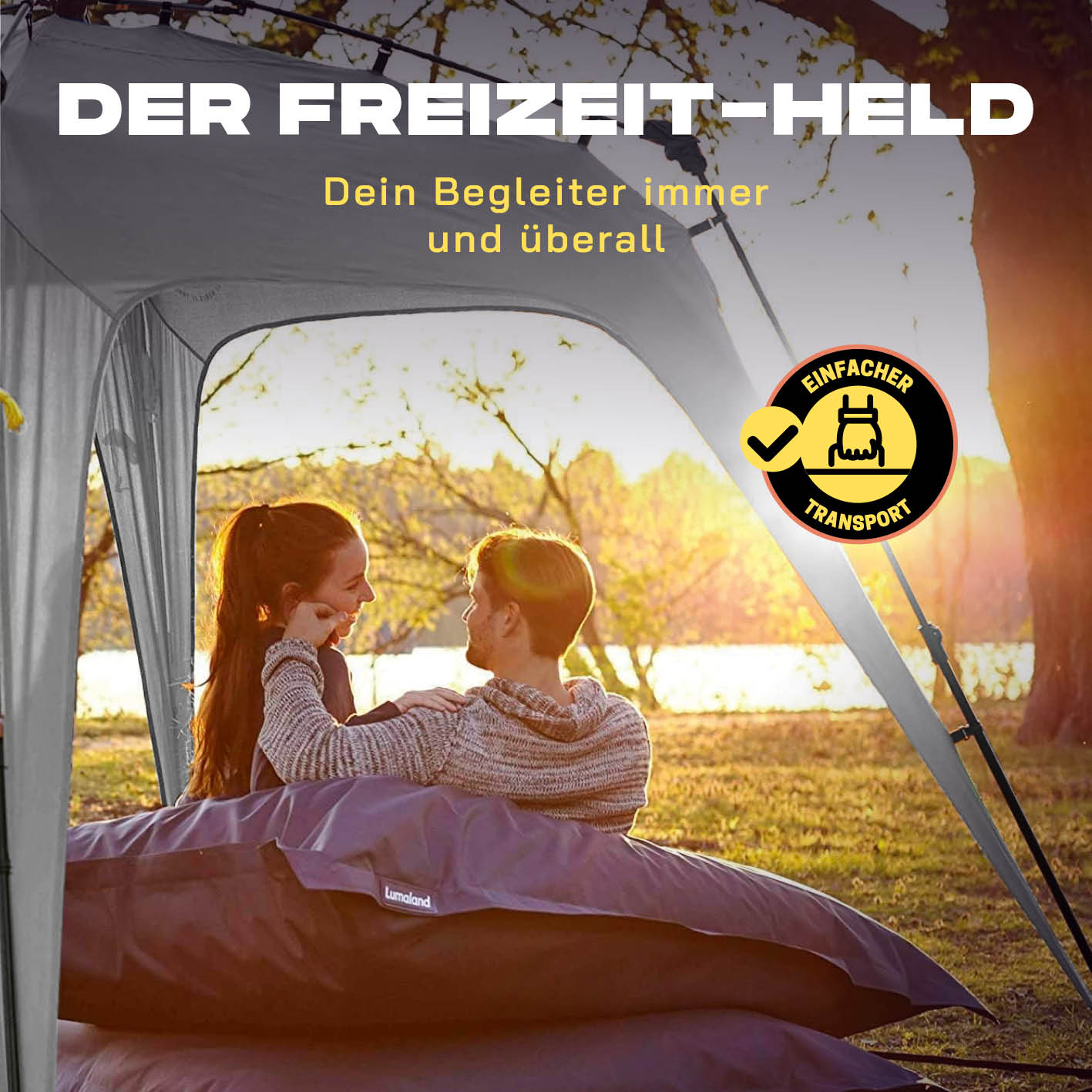 Pop up Pavillon - Hellgrau