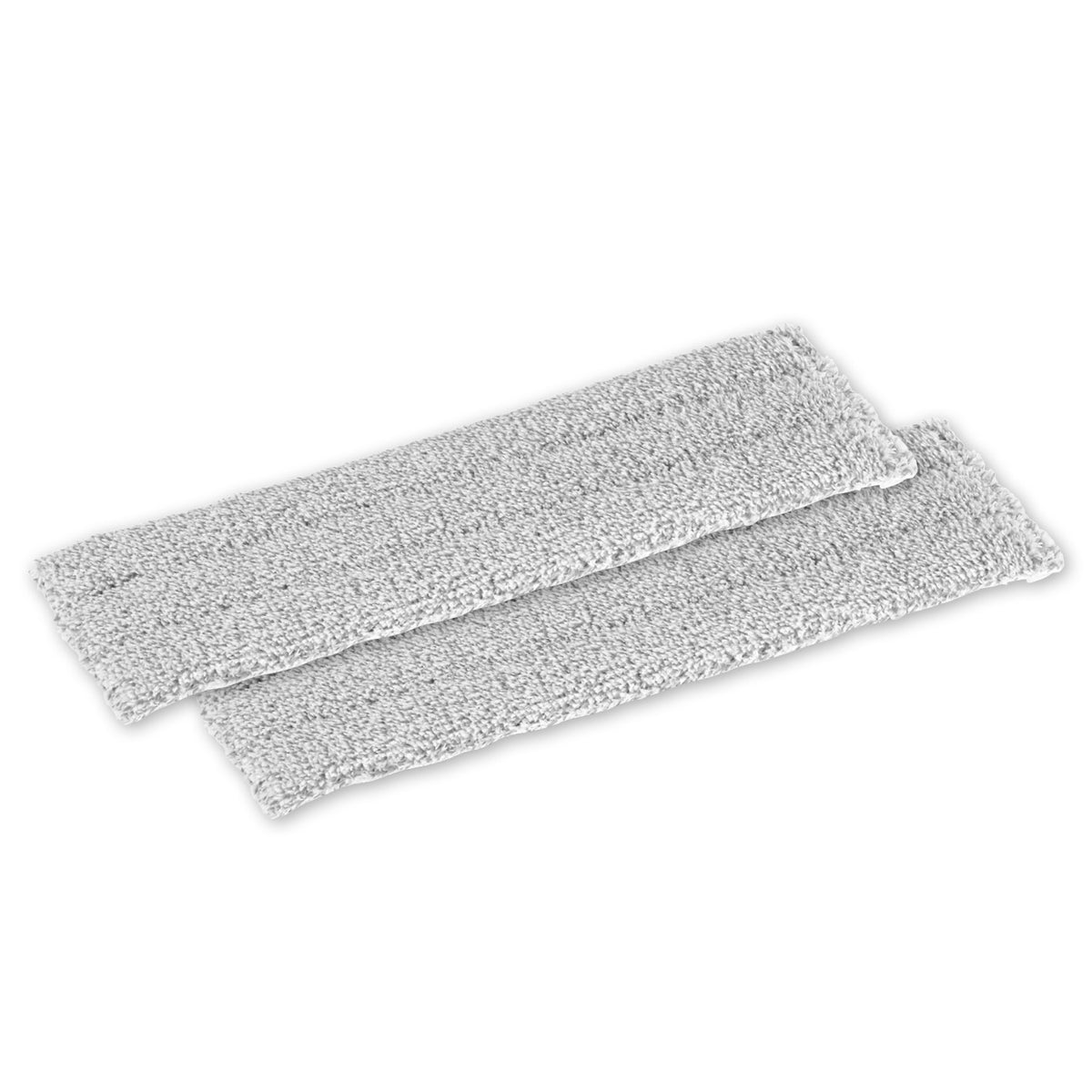Ersatz-Wischtuch 2er-Set - grau mit zwei grauen Wischtüchern