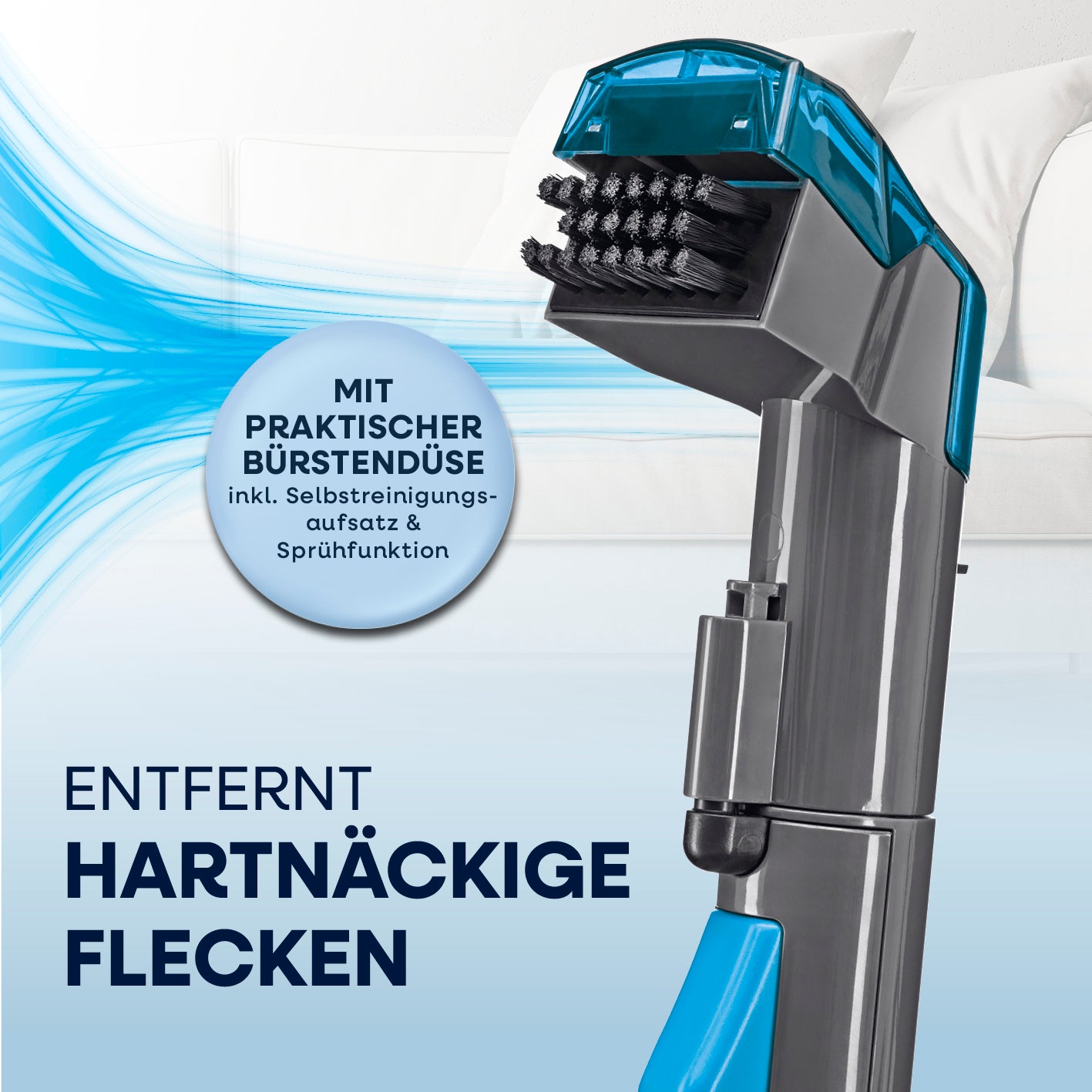 Akku-Polster- & Teppichreiniger Pro inkl. Reinigungskonzentrat