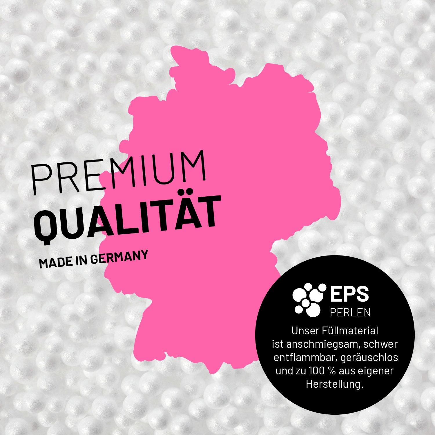 Sitzsack Lounge (320 L) - indoor & outdoor - Pastellgrün mit Premium Füllmaterial aus EPS-Perlen, anschmiegsam und schwer entflammbar.