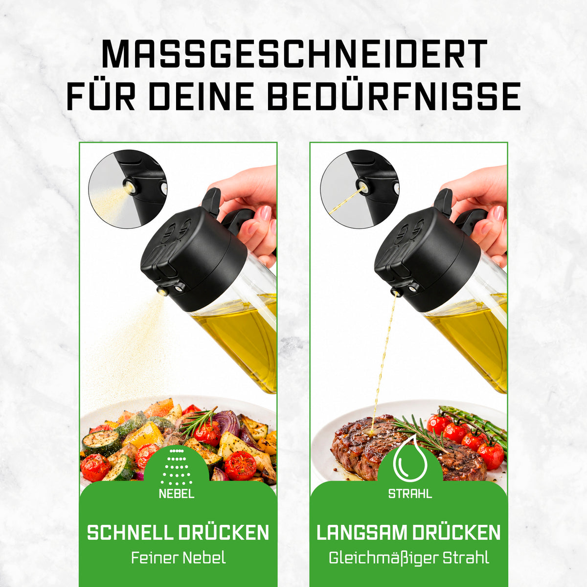 2-in-1-Ölsprüher & -spender DUO