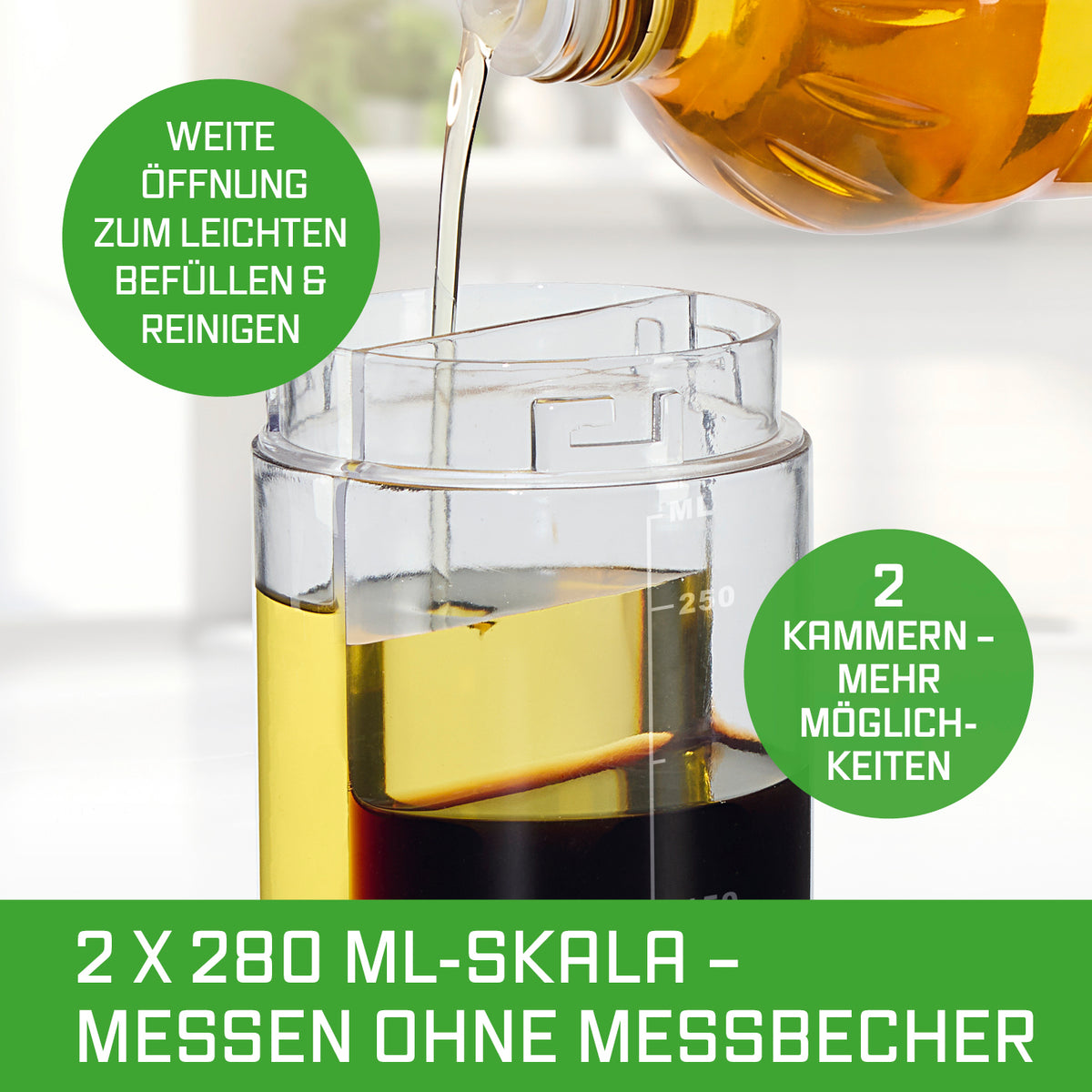 2-in-1-Ölsprüher & -spender DUO