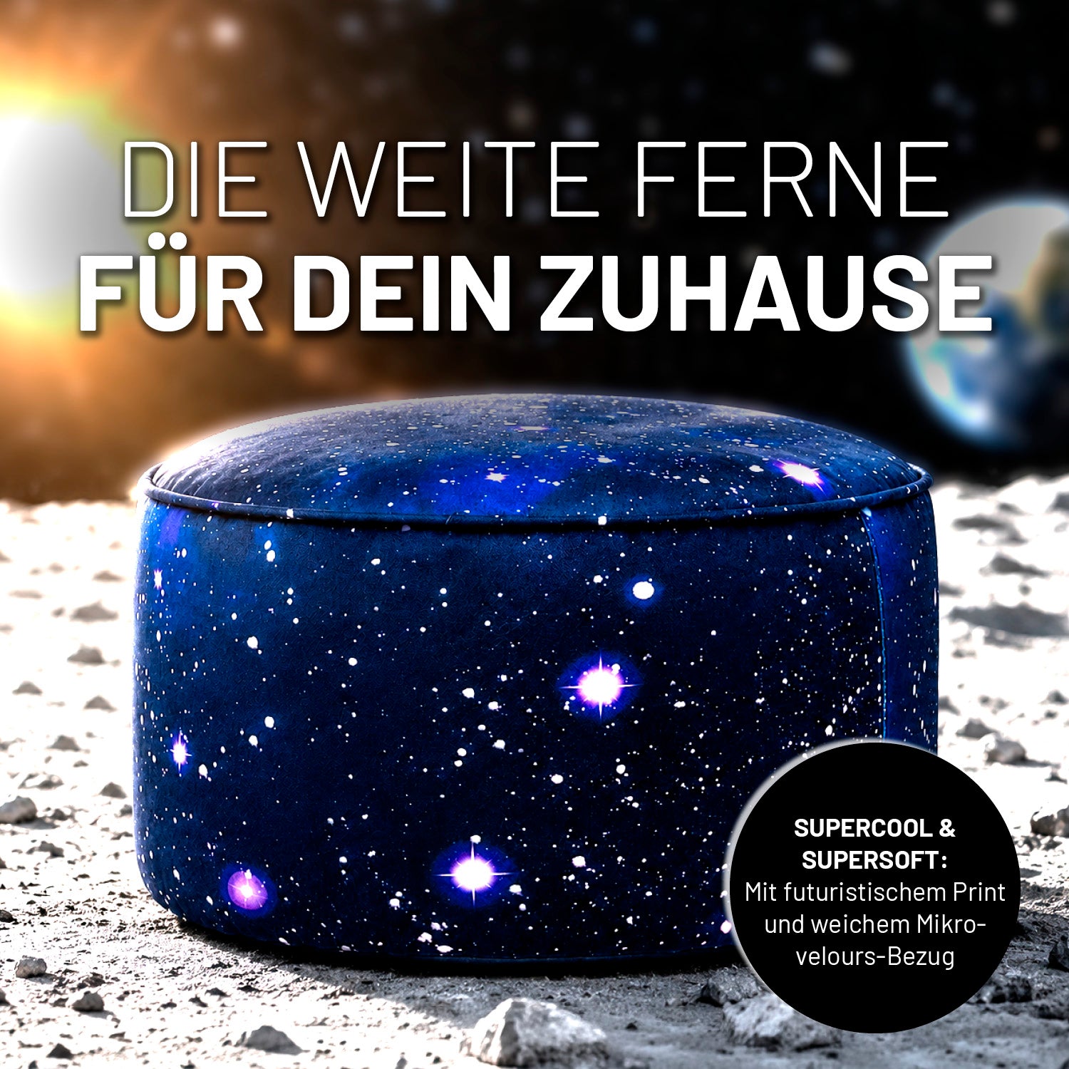Sitzsack Pouf Galaxy