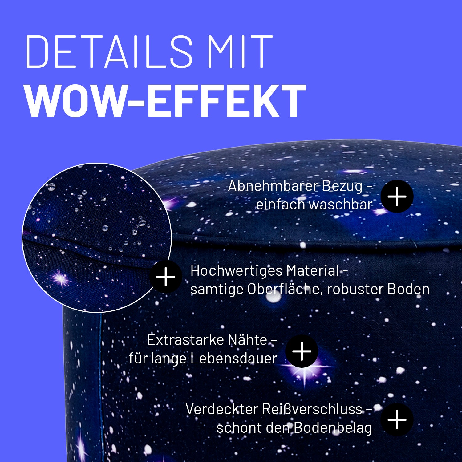 Sitzsack Pouf Galaxy
