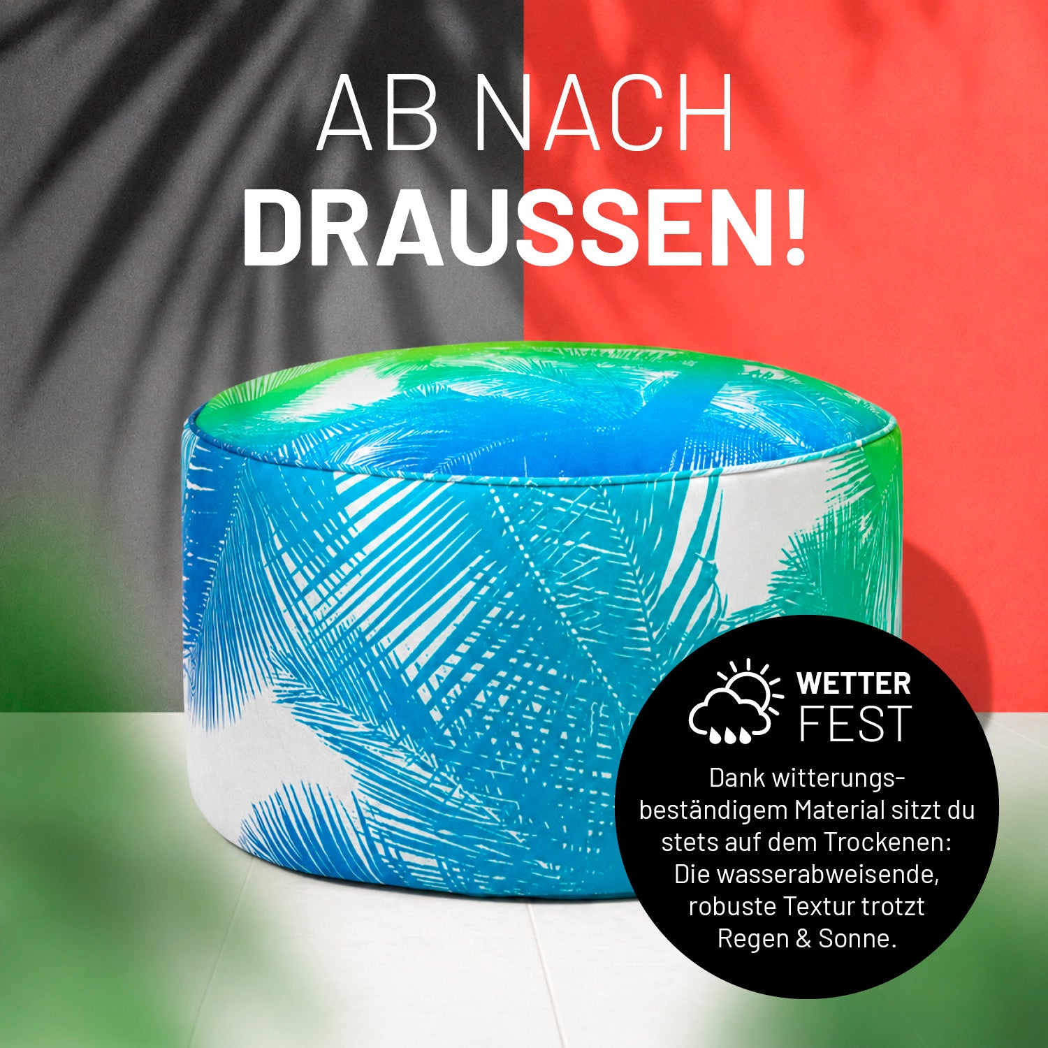 Sitzsack Pouf Tropical