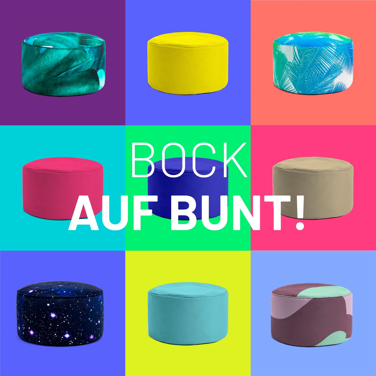 Sitzsack Pouf Wave