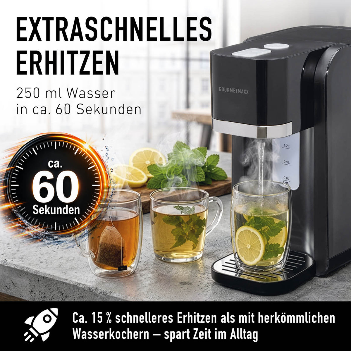 Heißwasserspender - 2200 Watt