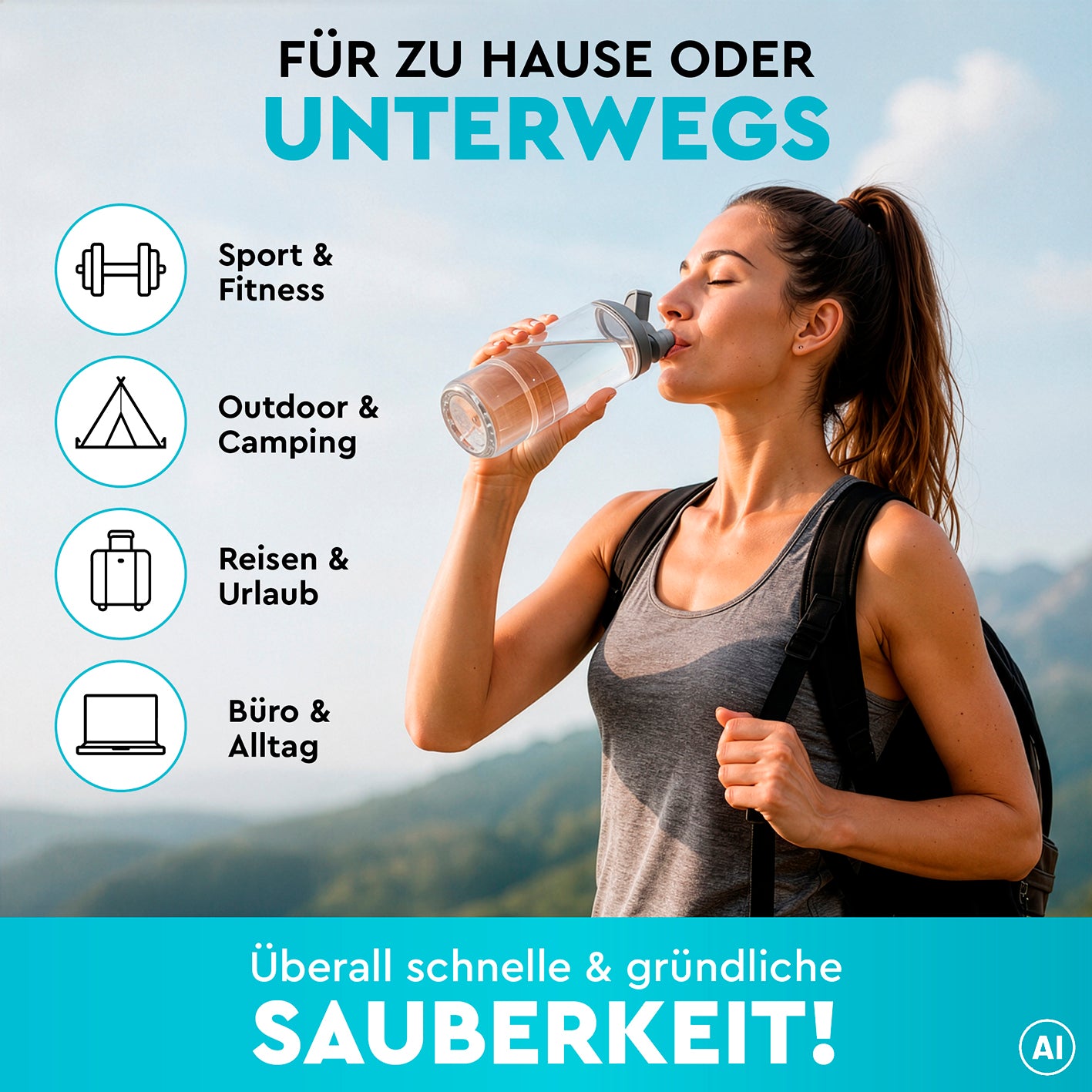 Reinigungstabletten mit sauberDROPZ-Effekt - 180 Tabs