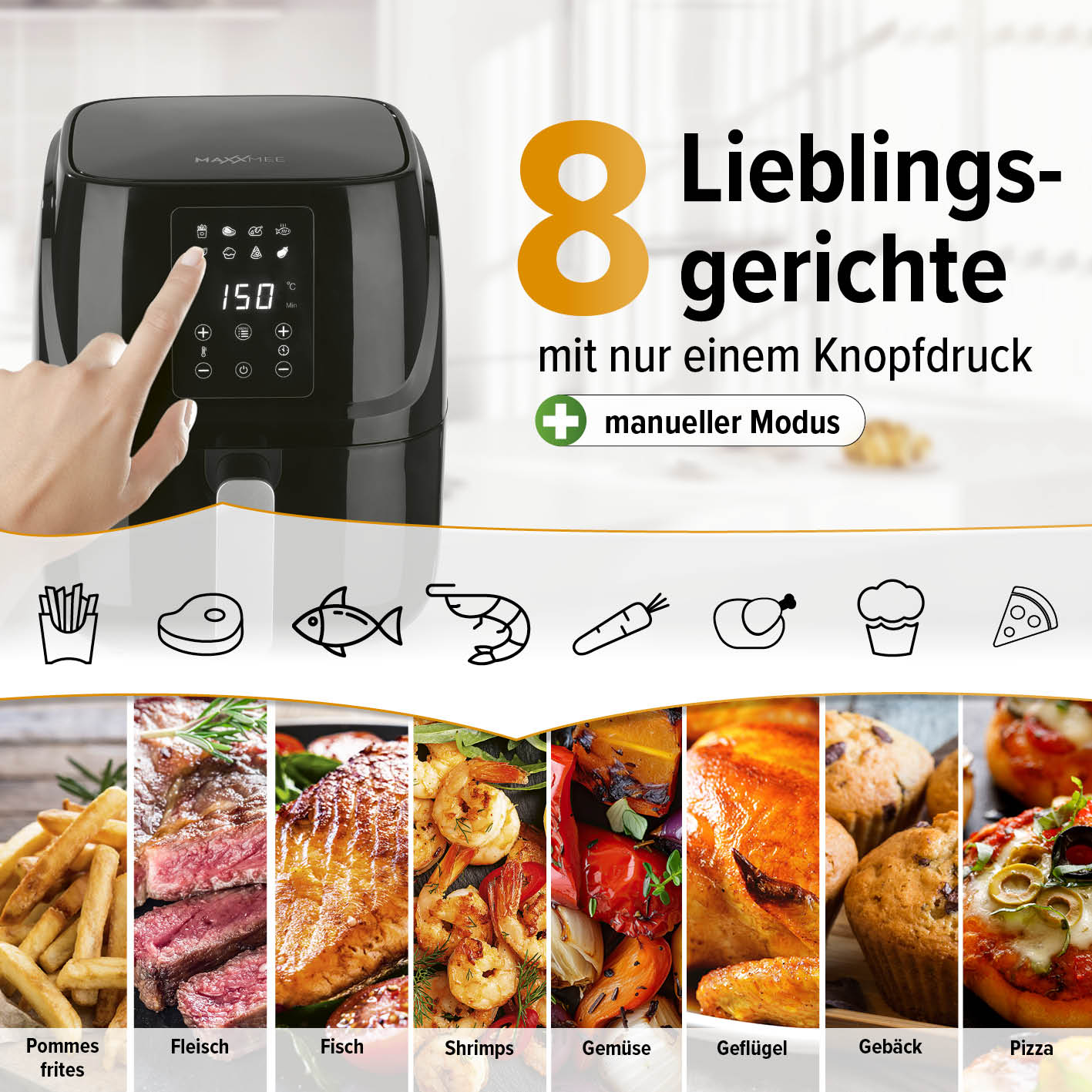 Heißluftfritteuse
