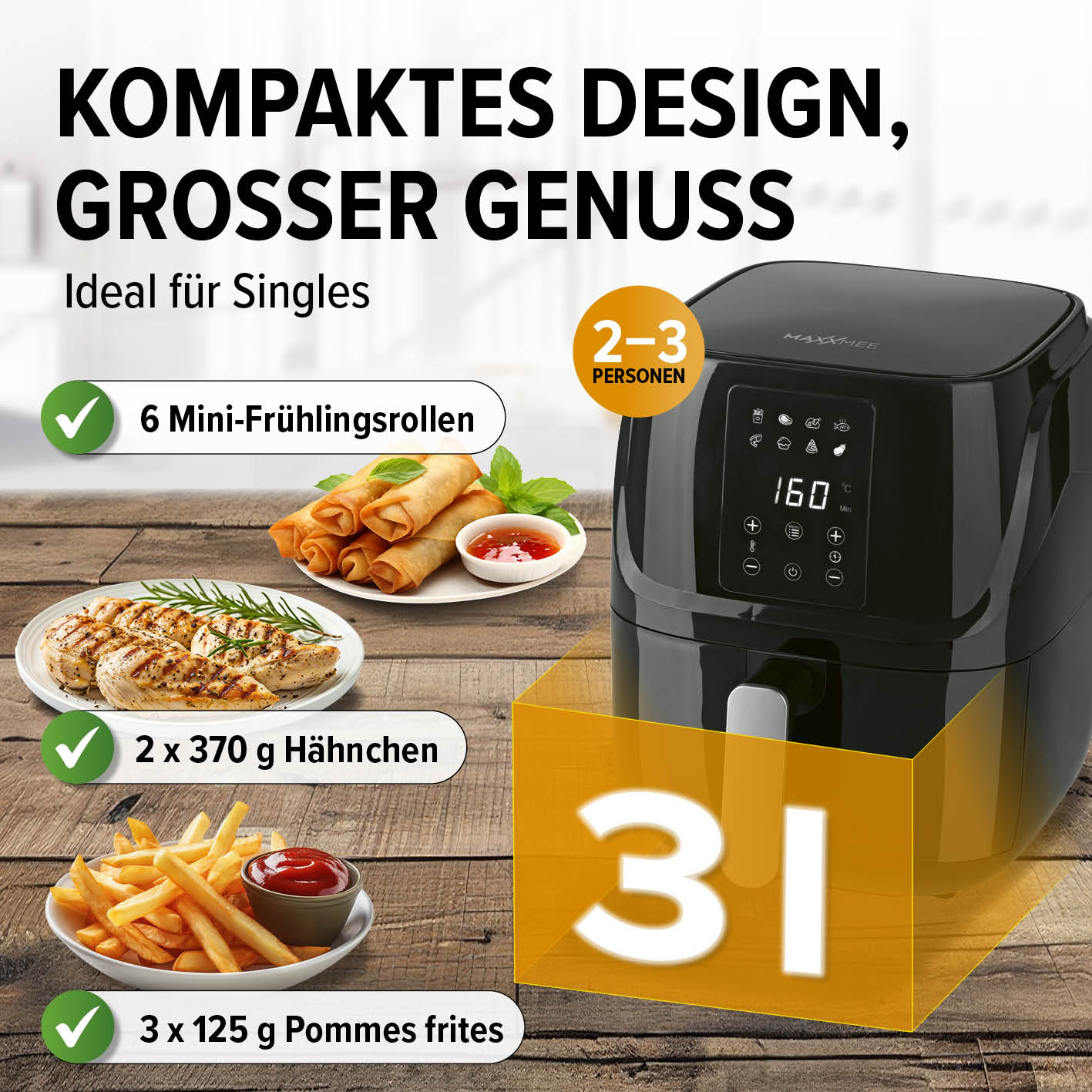 Heißluftfritteuse