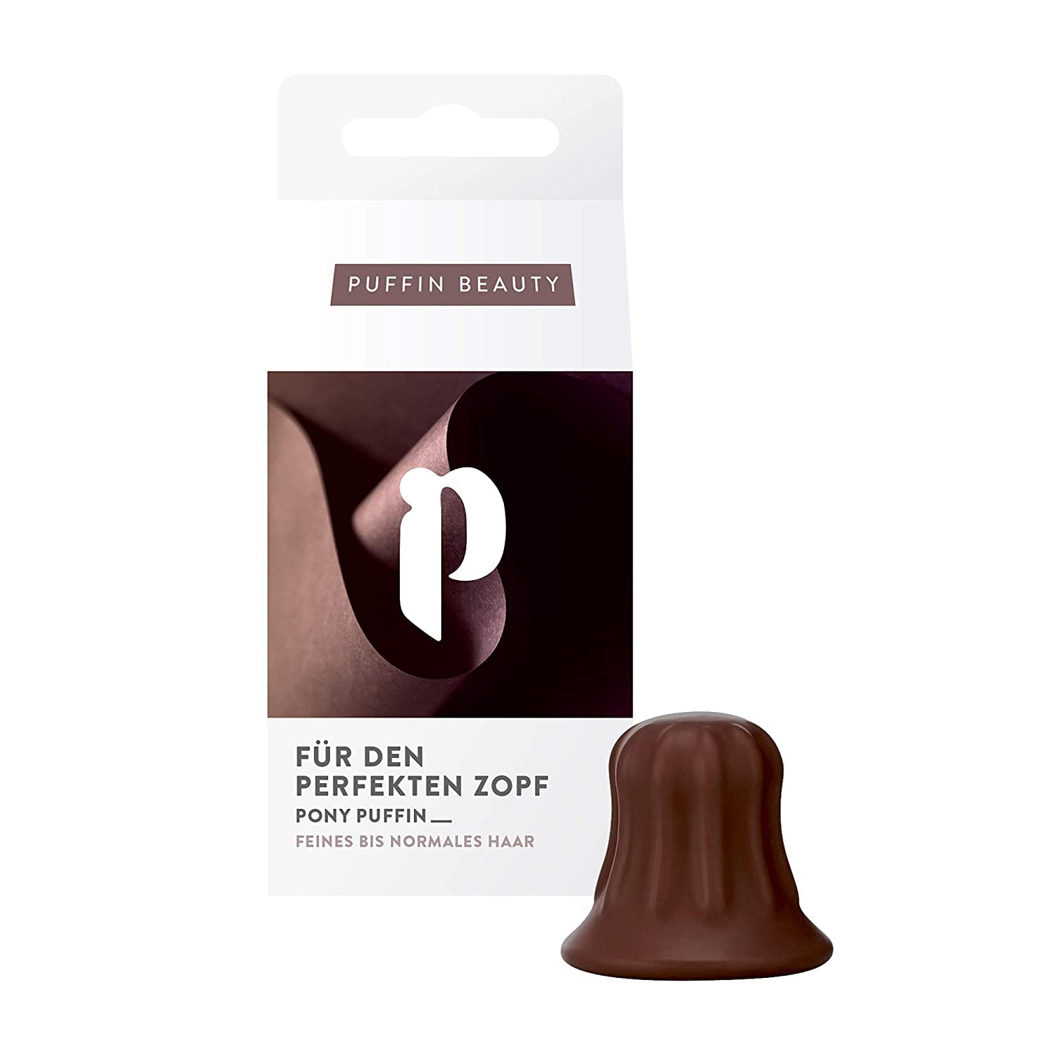 Haarstütze chocolate 3,5cm braun