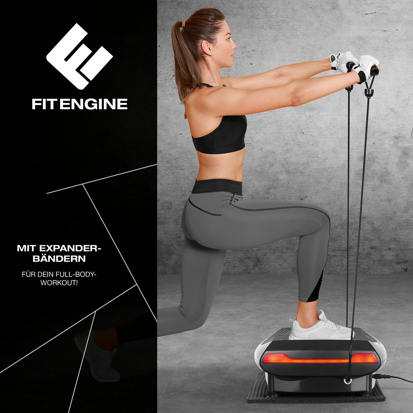 4D Vibrationsplatte - 3 Vibrationsmodi, 4D-Technologie & 60 Intensitätsstufen