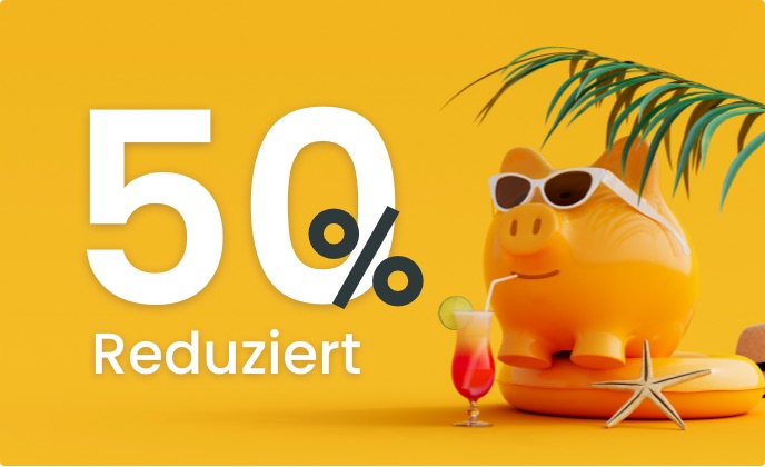 50% reduziert