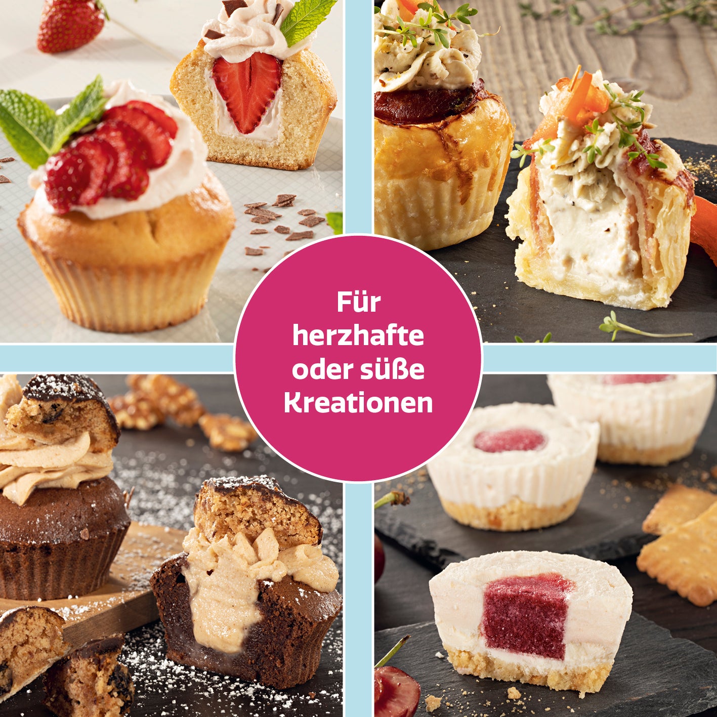 CuCap Back-Set für Cupcakes, Muffins & Mehr