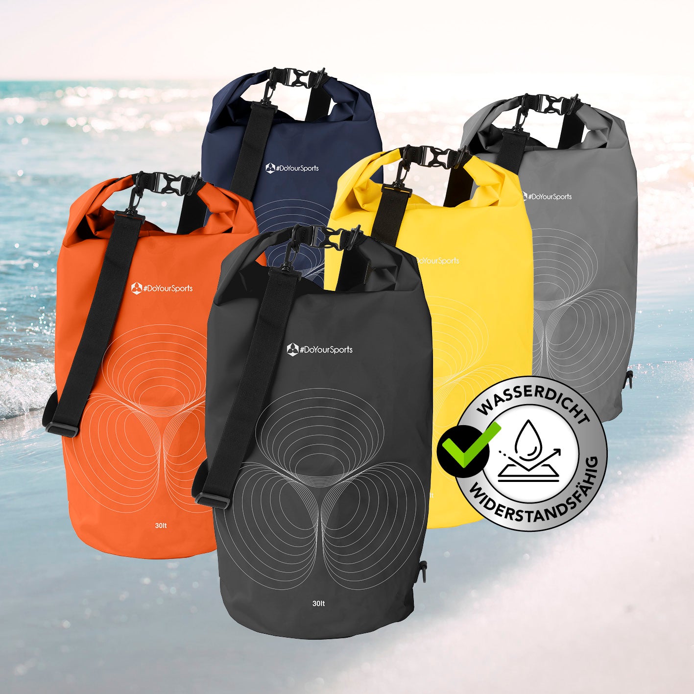Dry Bag 30L - Schwarz