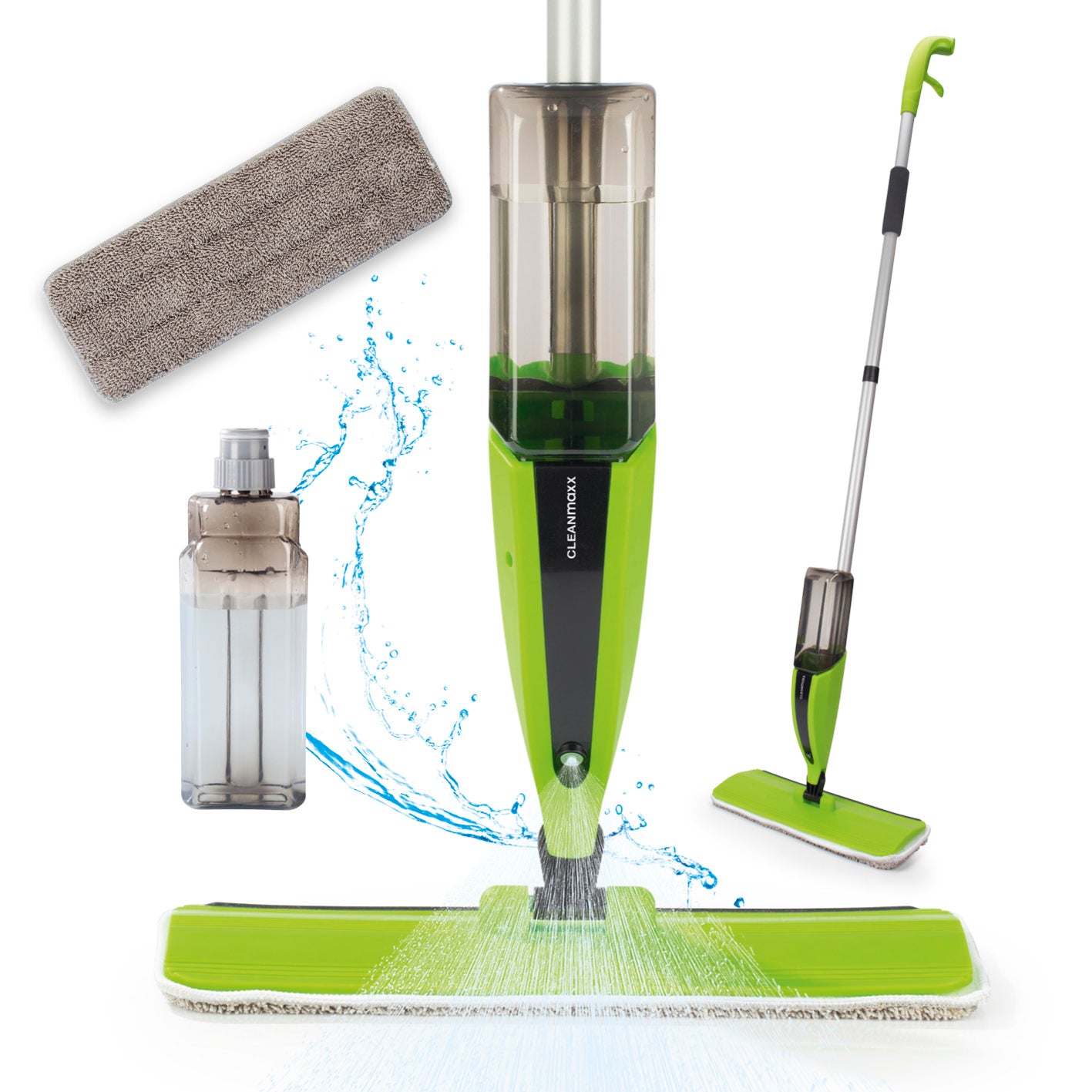 Spray-Mopp - limegreen/schwarz