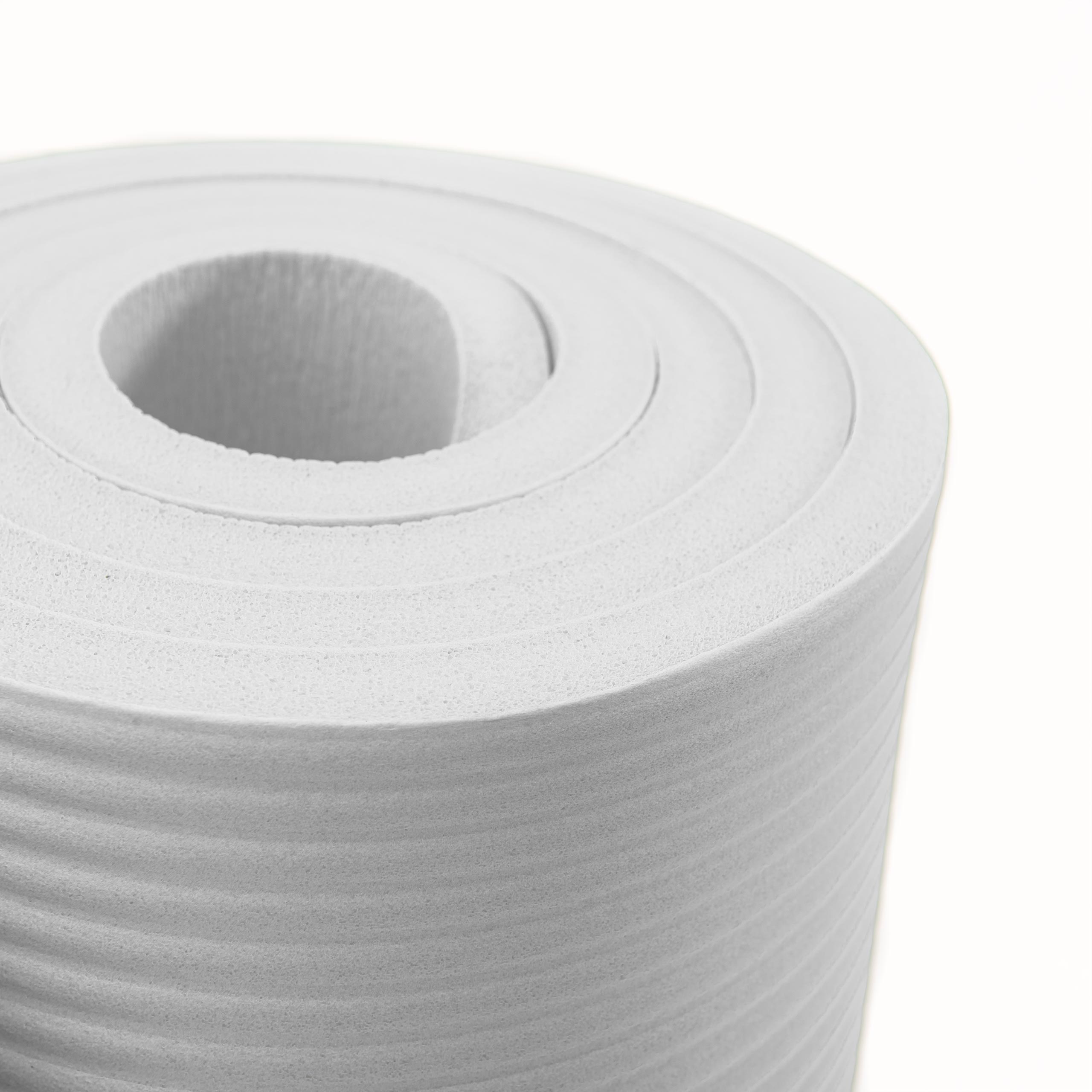 Fitness- & Gymnastikmatte - 183 x 61 x 1,2 cm - Weiß