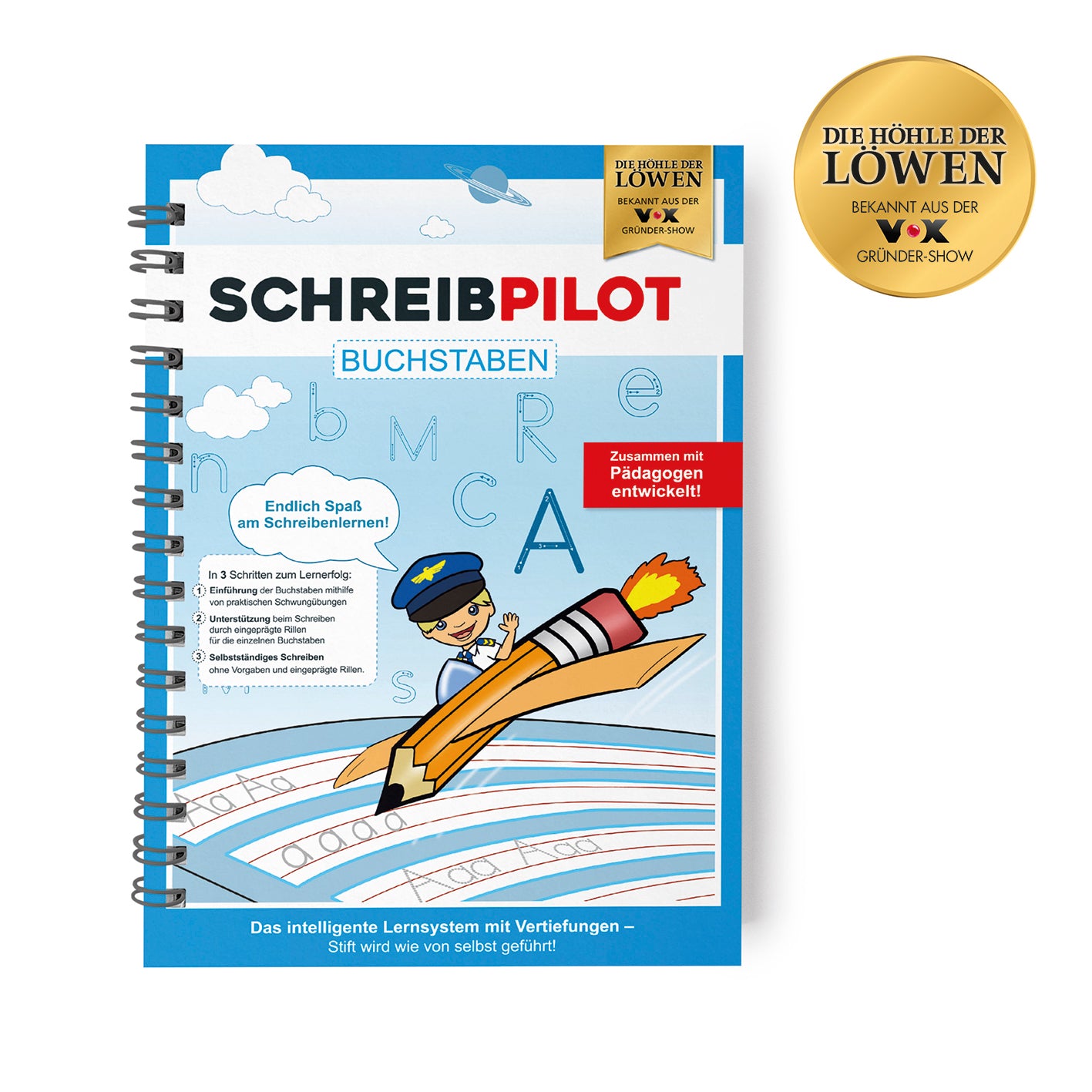 Heft Buchstaben mit Bleistift/Radiergummi - DIN-A4