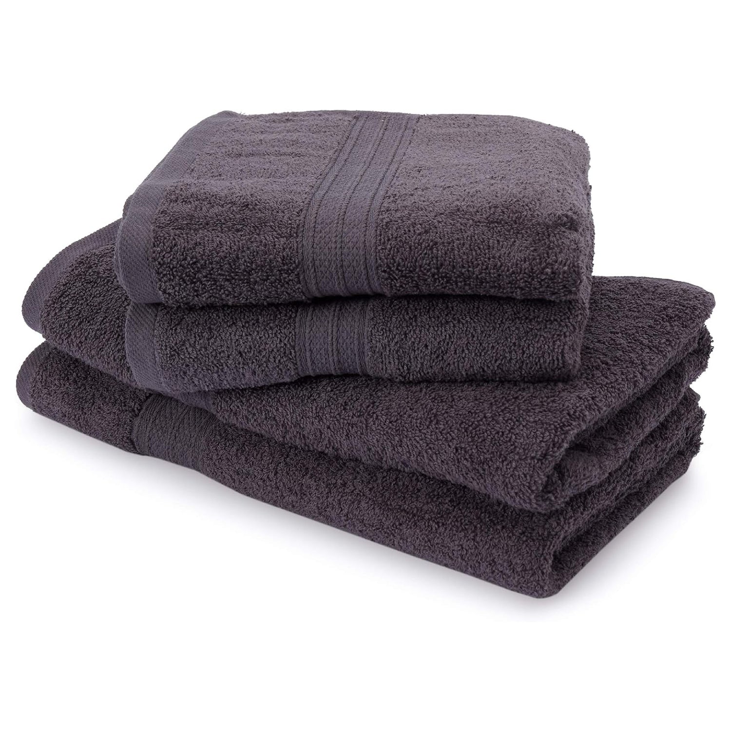 Lumaland Premium Cotton Bed Linen Set Duvet Cover with Zip 155 x 220 cm and Pillowcase 80 x 80 cm Anthracite Lumaland Premium Cotton Bed Linen Set Duvet Cover with Zip 155 x 220 cm and Pillowcase 80 x 80 cm Anthracite