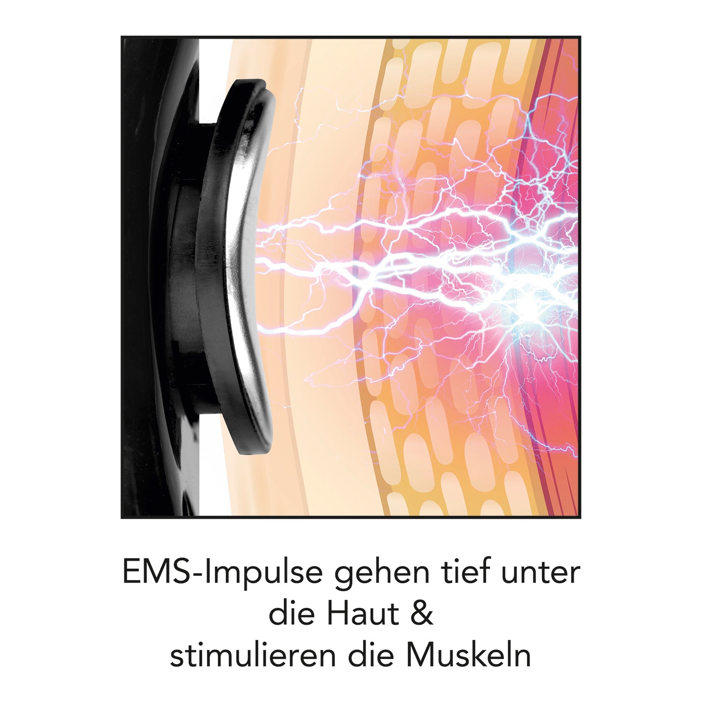Nacken-Massagegerät EMS - 16 Intensitätsstufen - weiß/schwarz