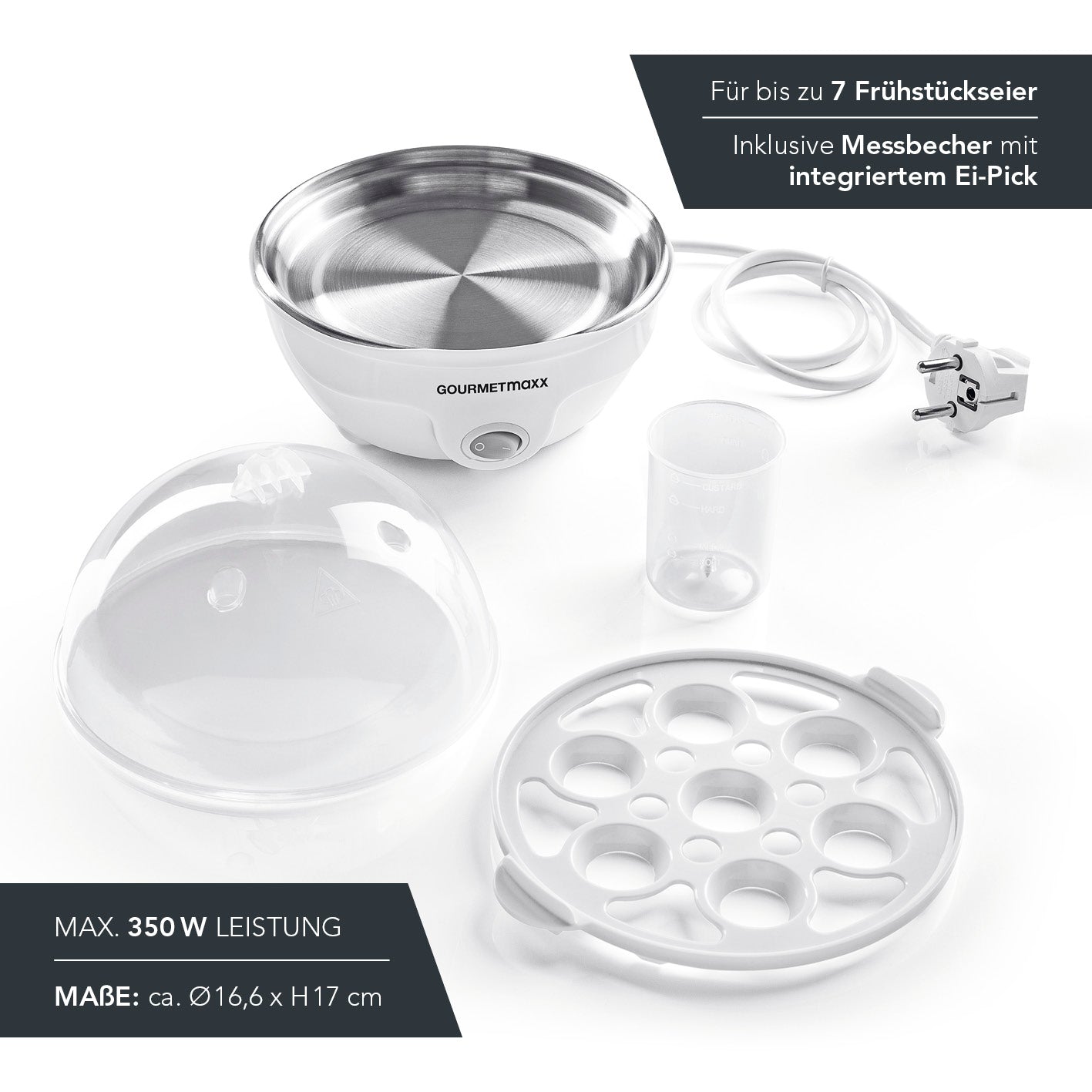 Eierkocher für 7 Eier