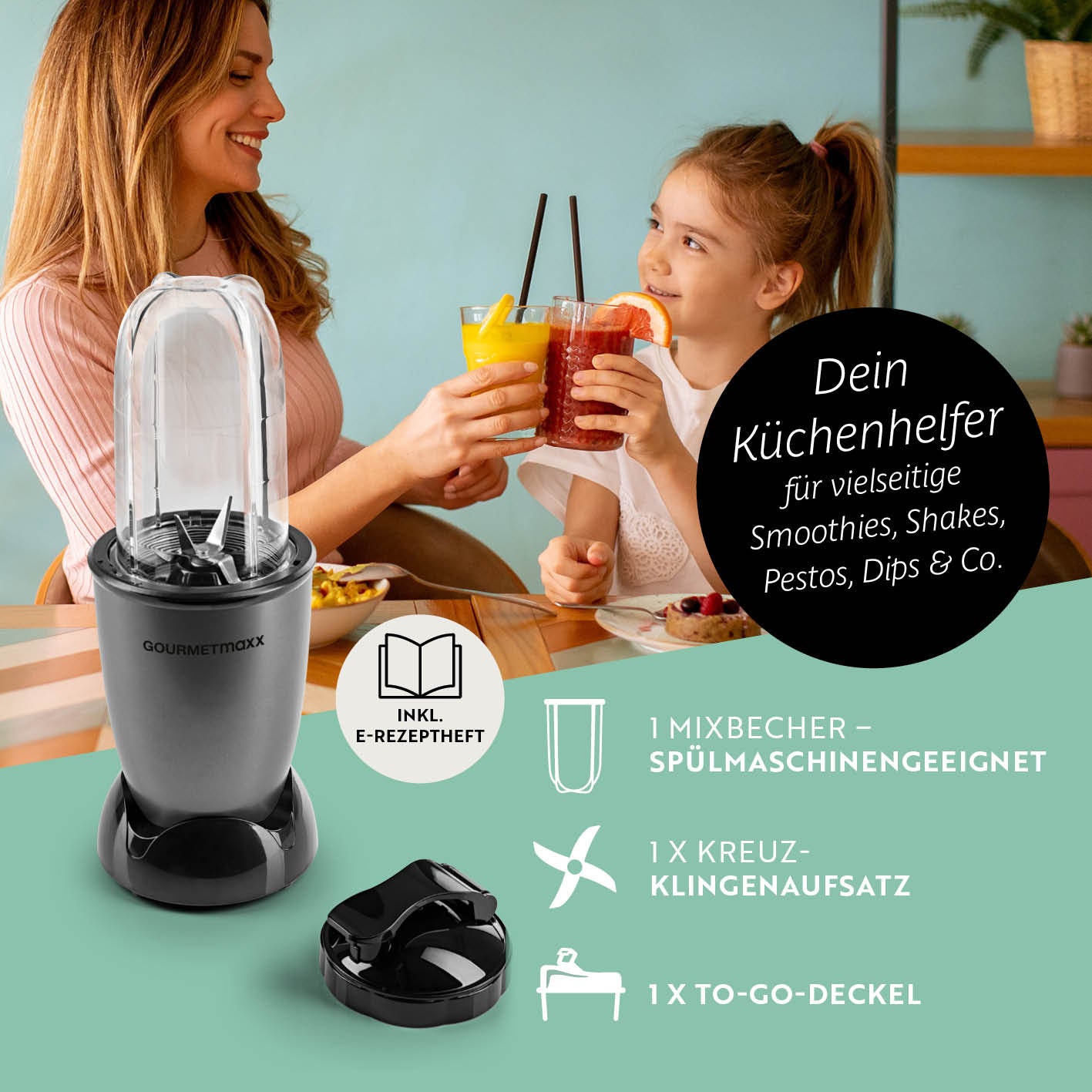 Mr. Magic Power 400 Pro Basis-Set M - Anthrazit/Schwarz