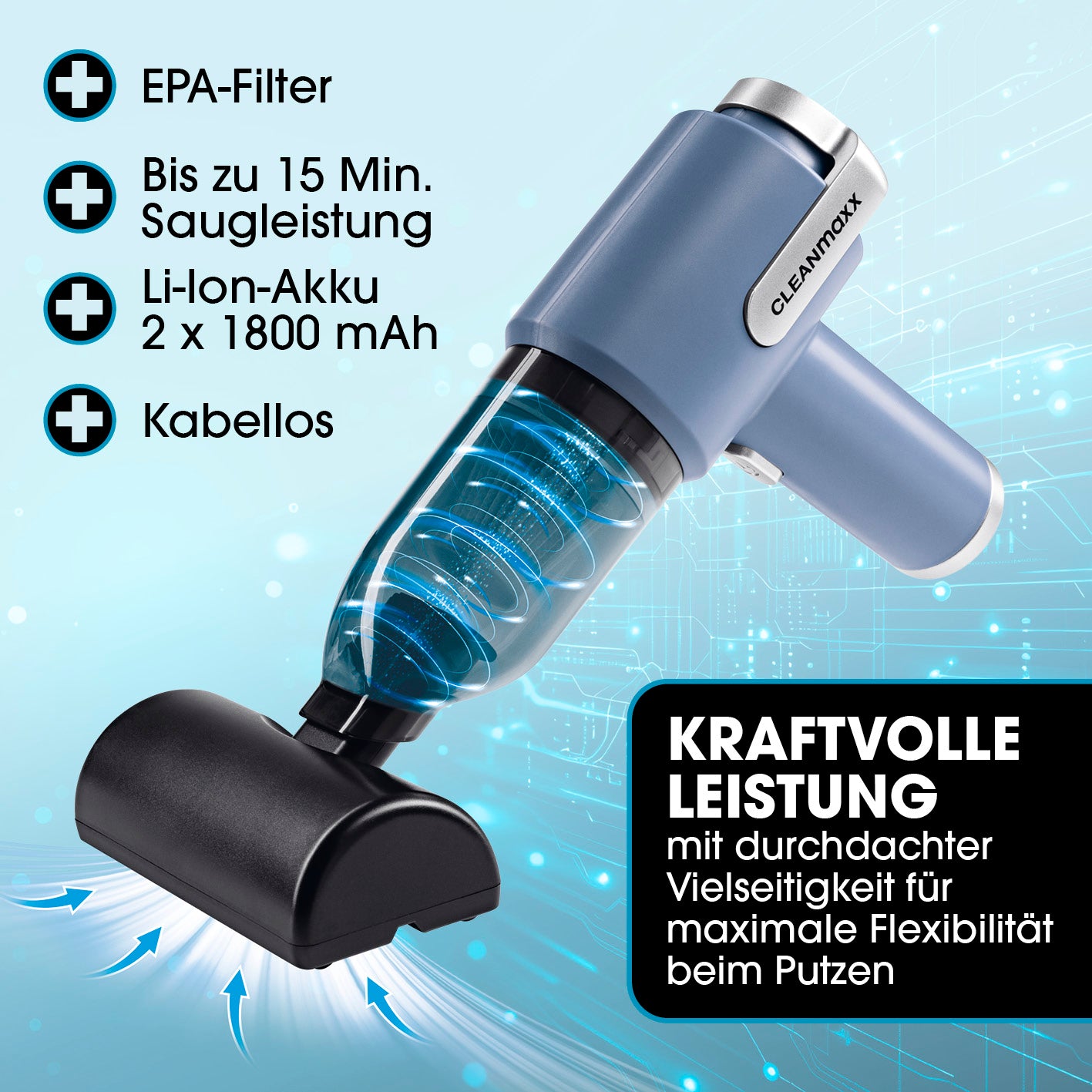 2in1-Akkusauger
