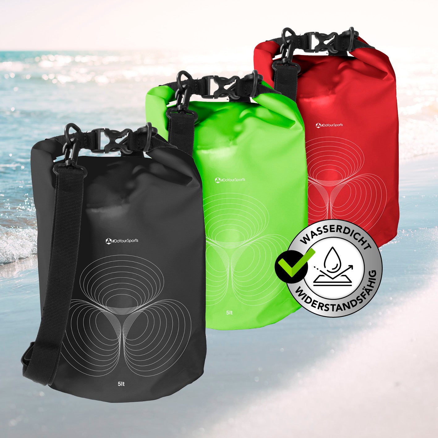 Dry Bag 5L - Schwarz