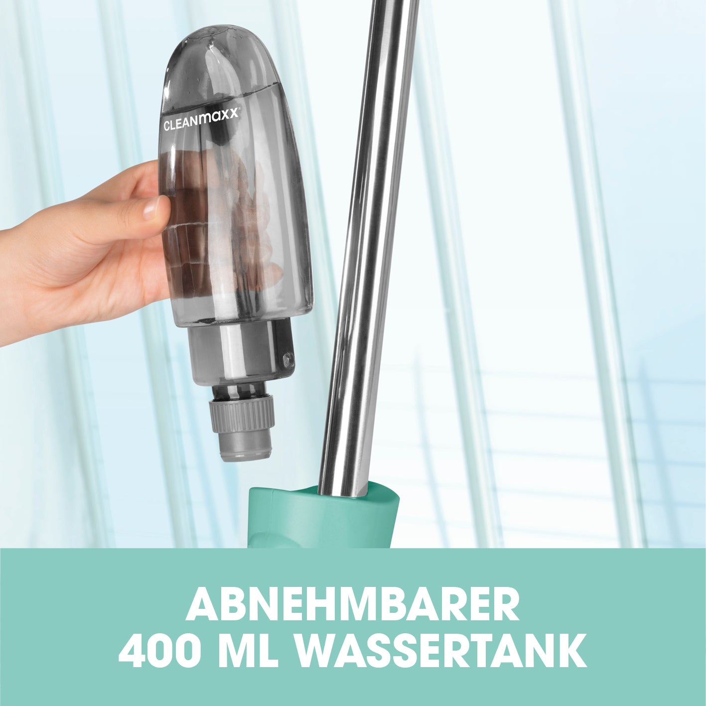 Spray-Mopp - 400 ml Wassertank - türkis