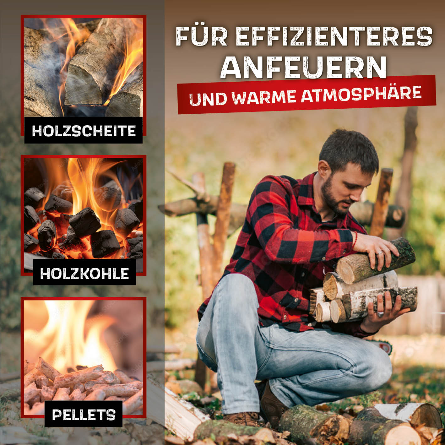 Raucharmer Feuerkorb Ø 60 cm - rund - schwarz