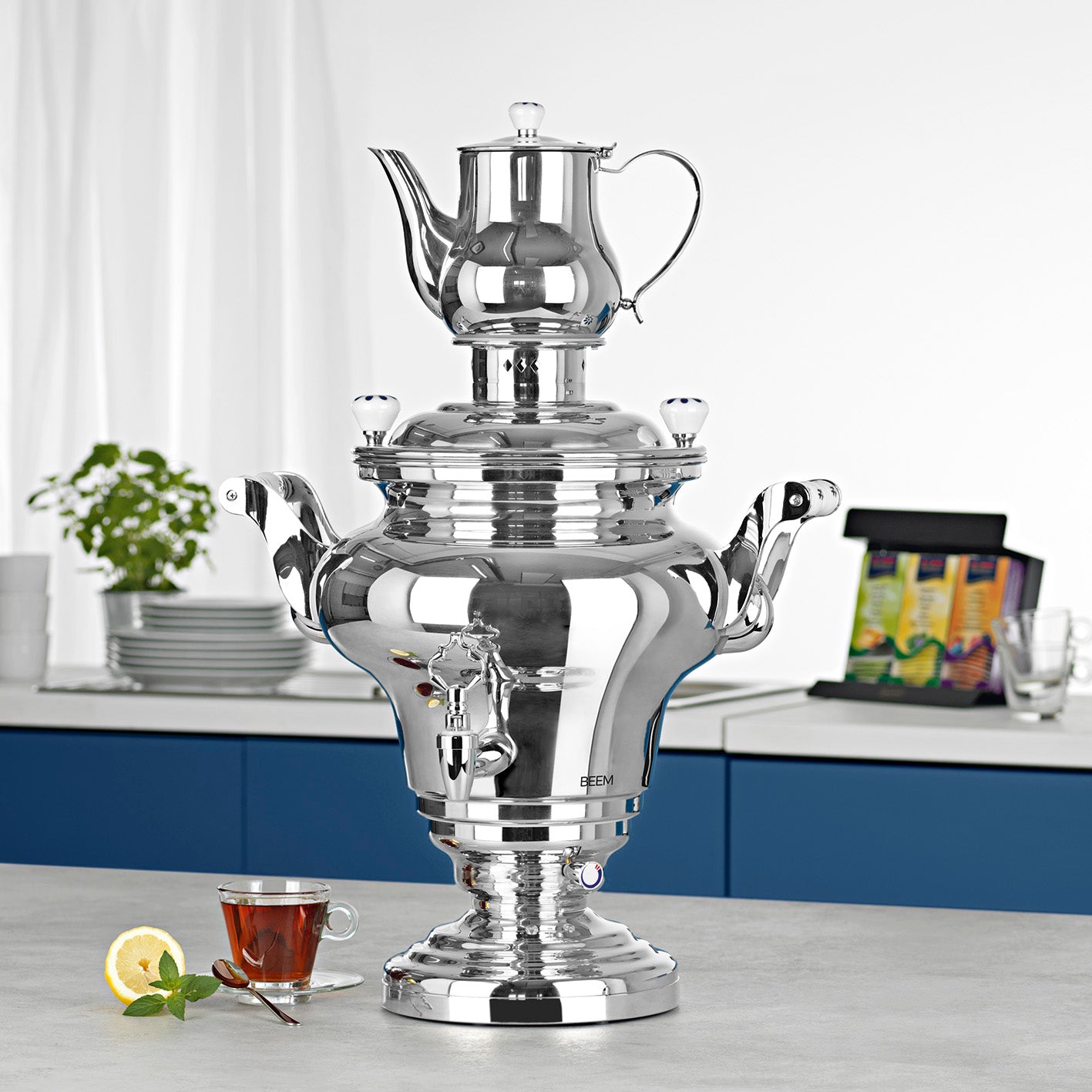 Samowar Royal III - 15l Edelstahl