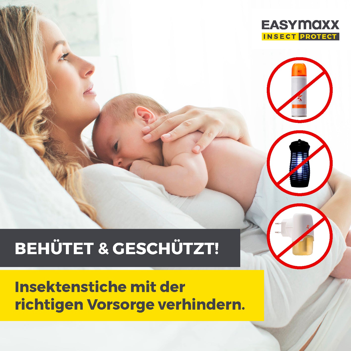Teleskop-Insektenschutzgitter Schwingtür - Weiß