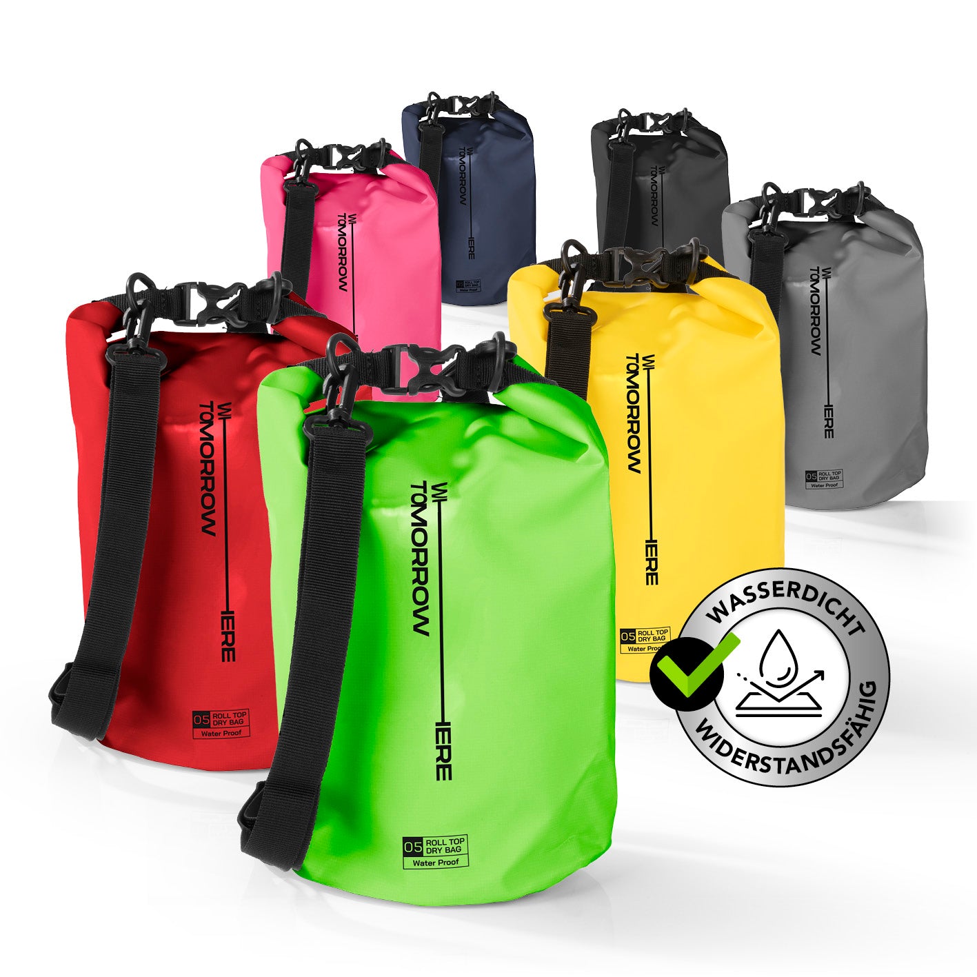 Dry Bag 5L - Style 02 - Grün