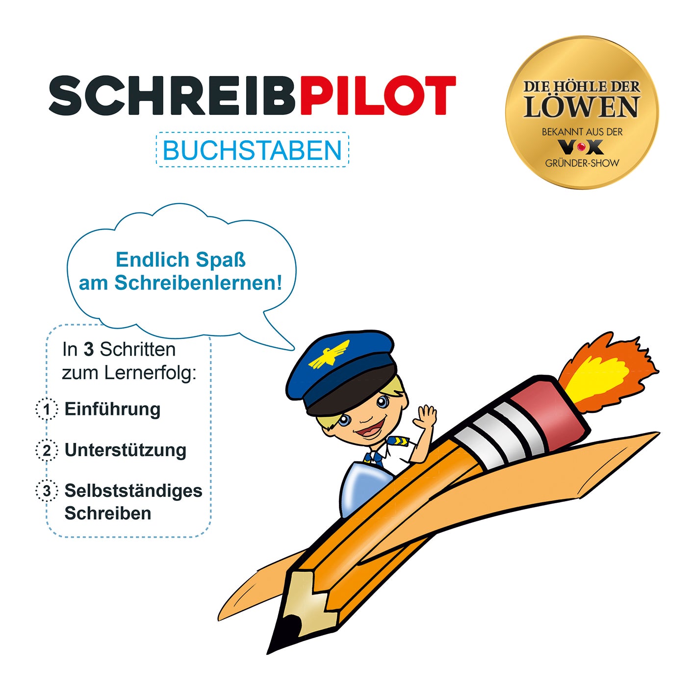 Heft Buchstaben mit Bleistift/Radiergummi - DIN-A4