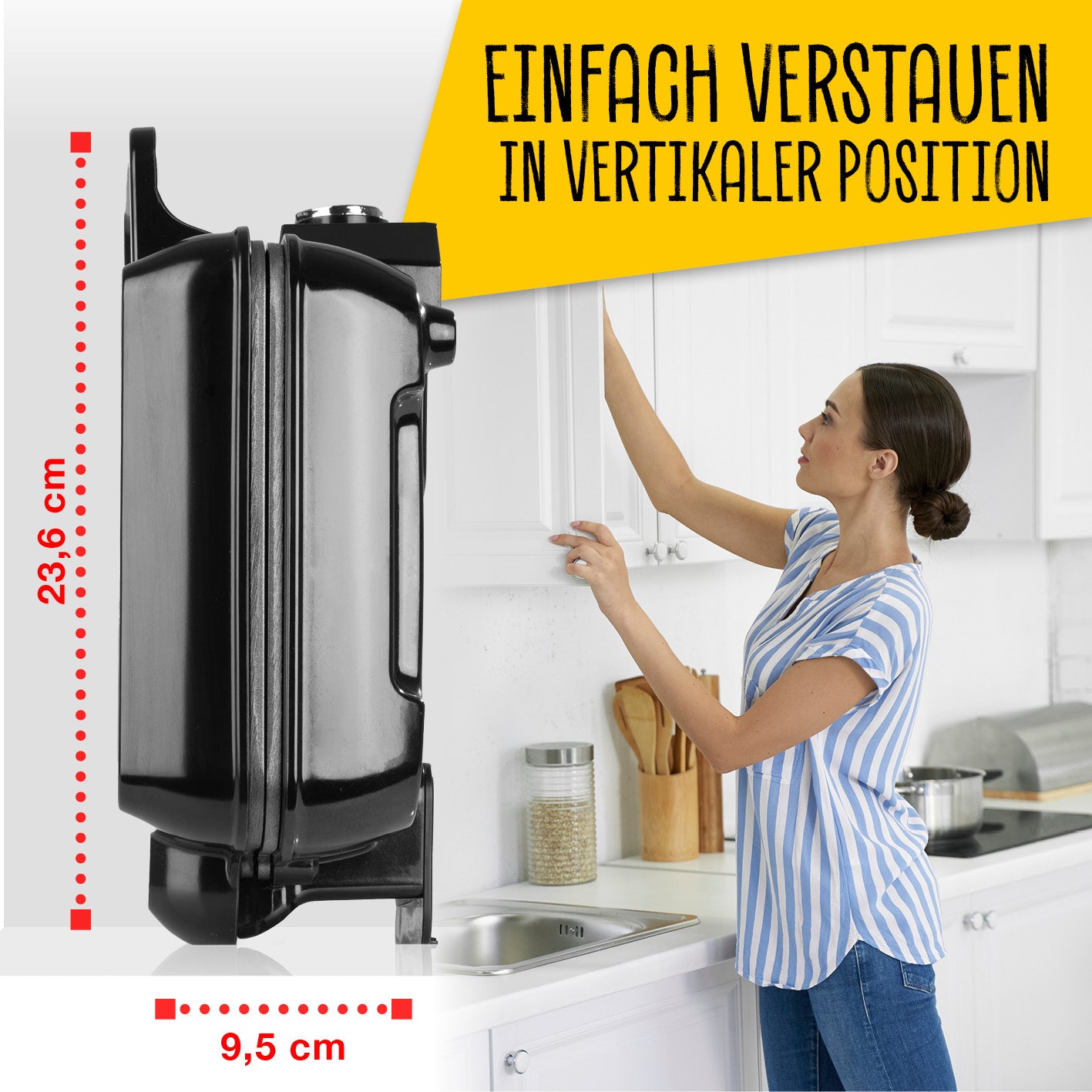 Waffeleisen für Belgische Waffeln