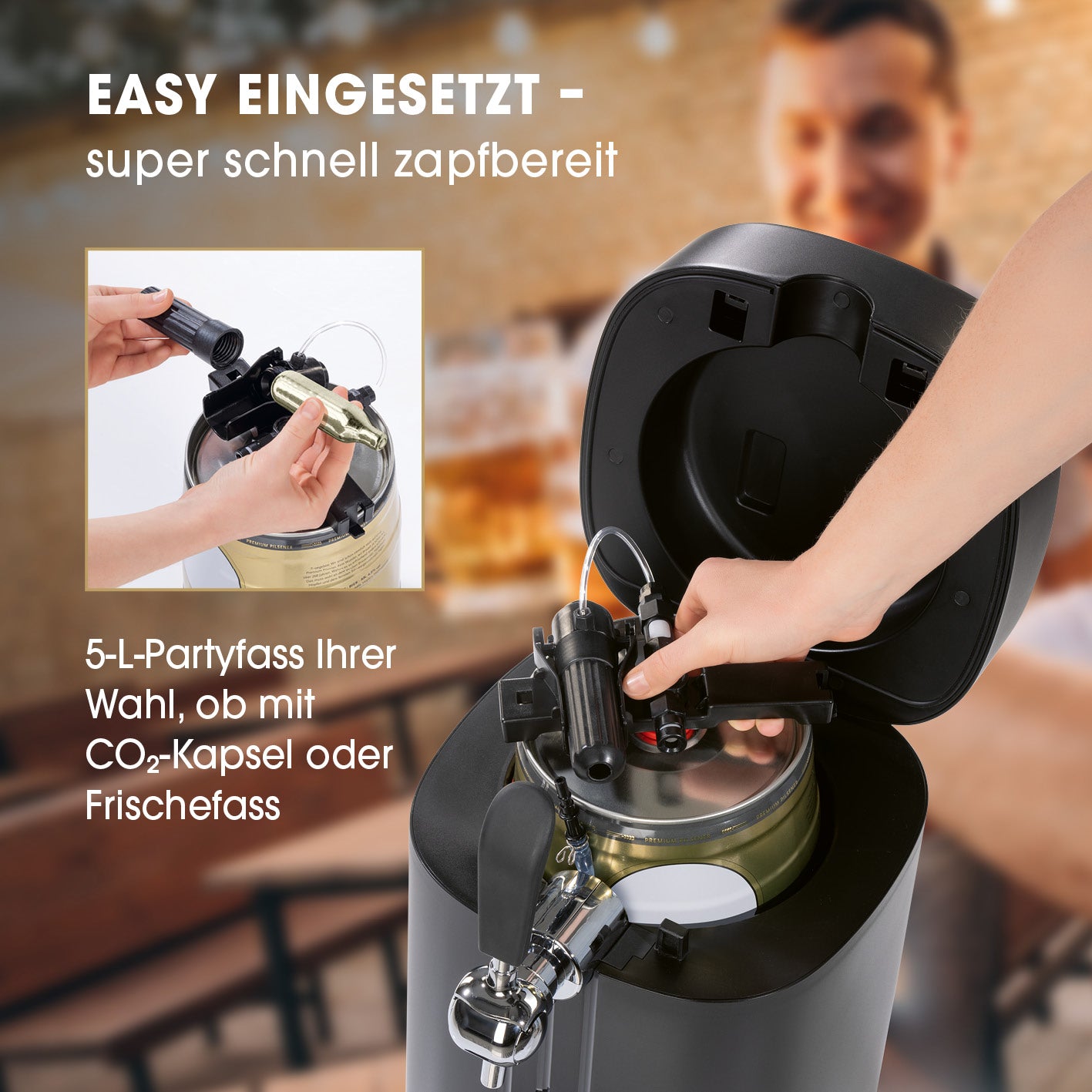 Bierzapfanlage - Zapfen wie die Profis