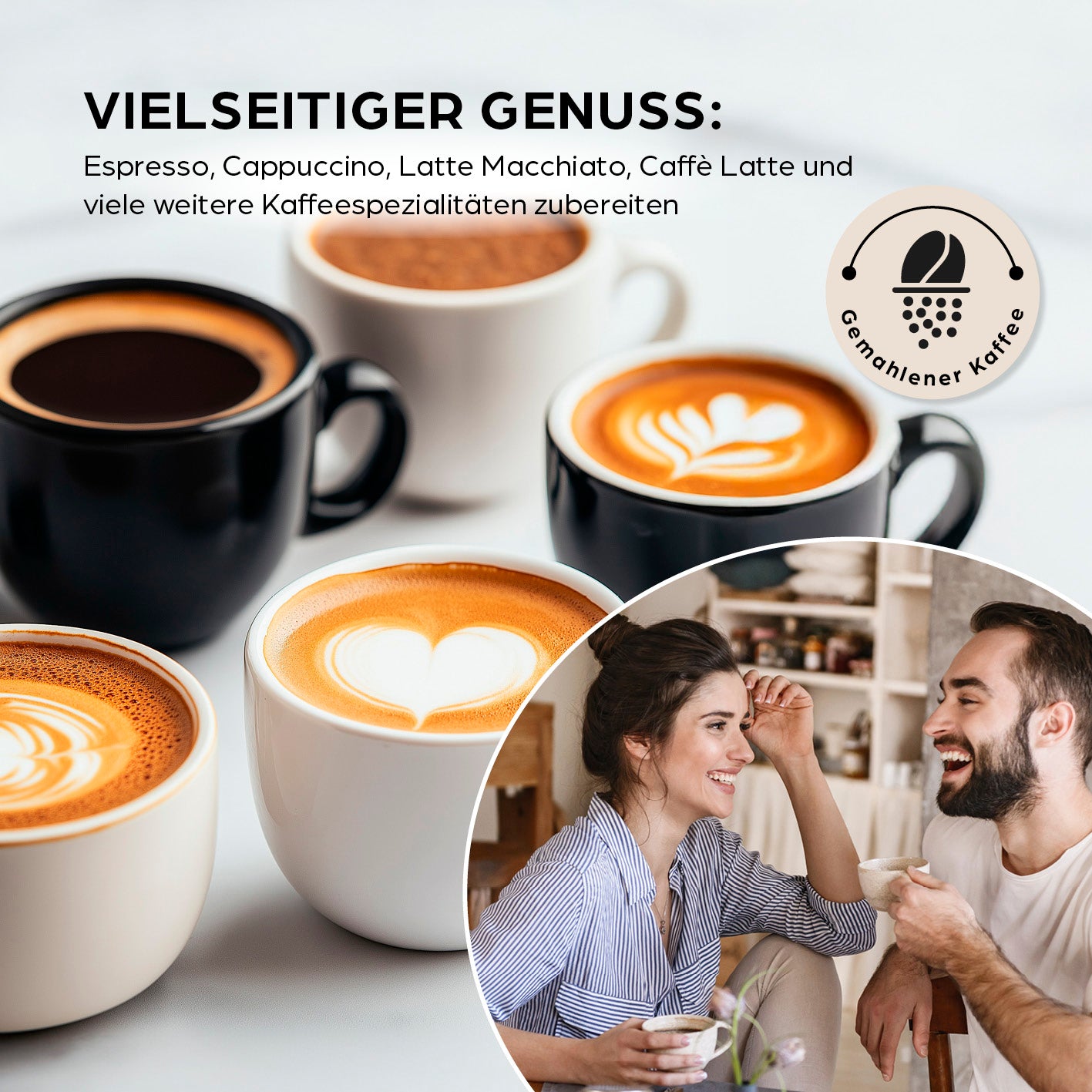 Siebträgermaschine Espresso Slim - 20 bar