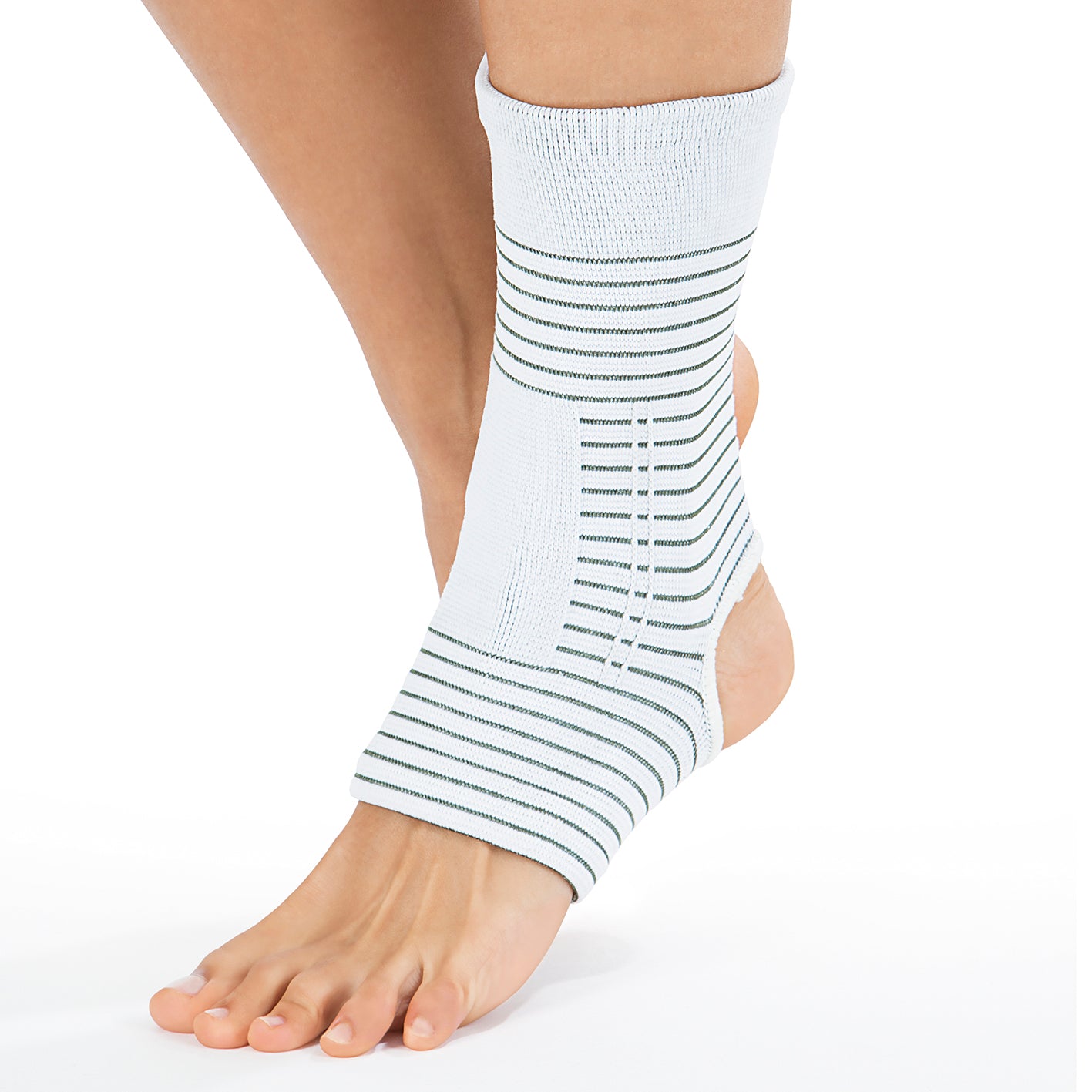 Bandage Knöchel mit Kupferfasern - Weiß