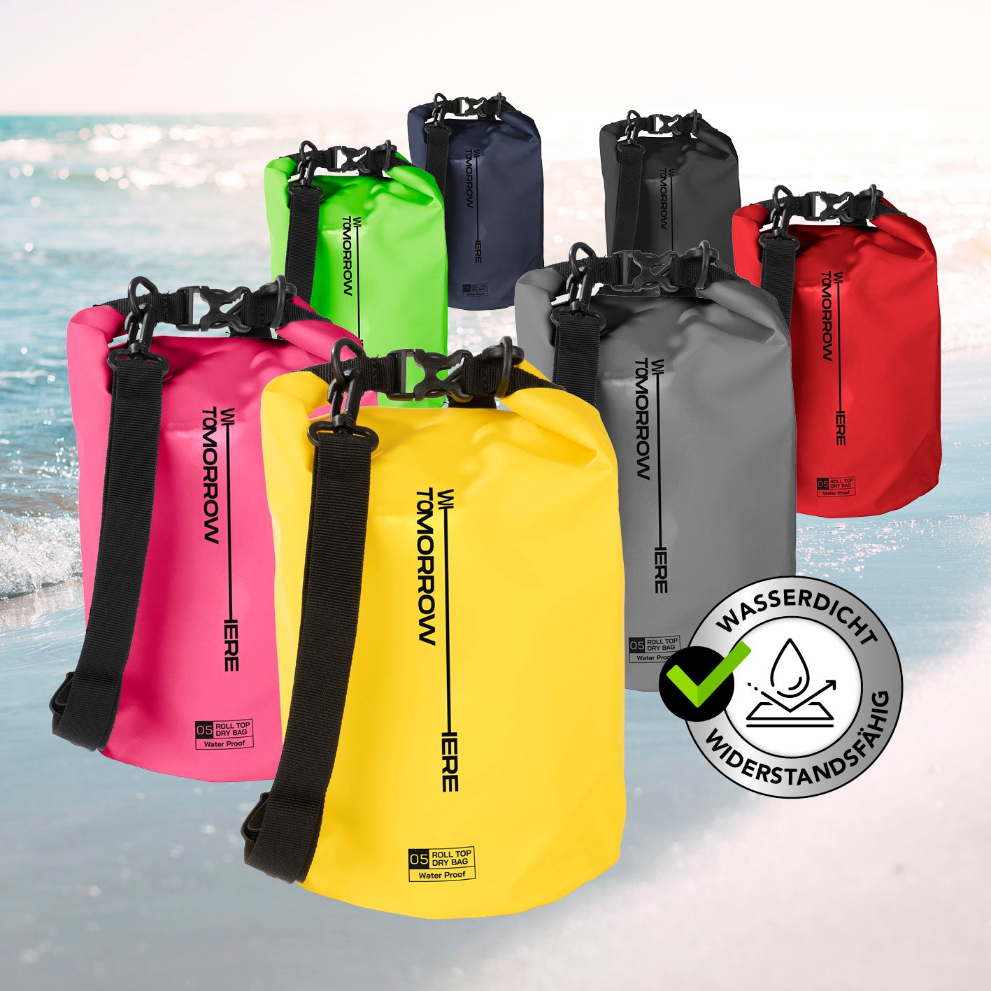 Dry Bag 5L - Style 02 - Gelb