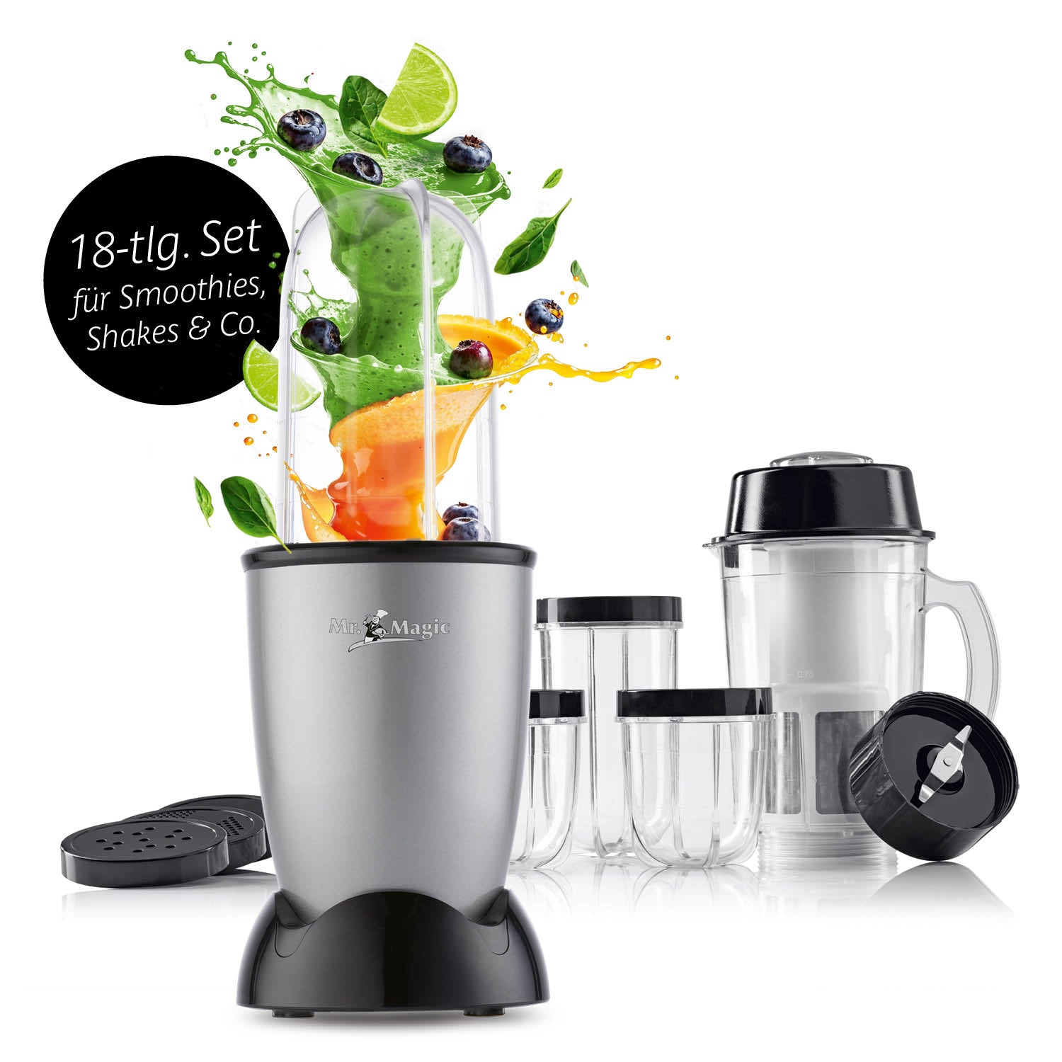 Mr. Magic Mixer - Silber/Schwarz