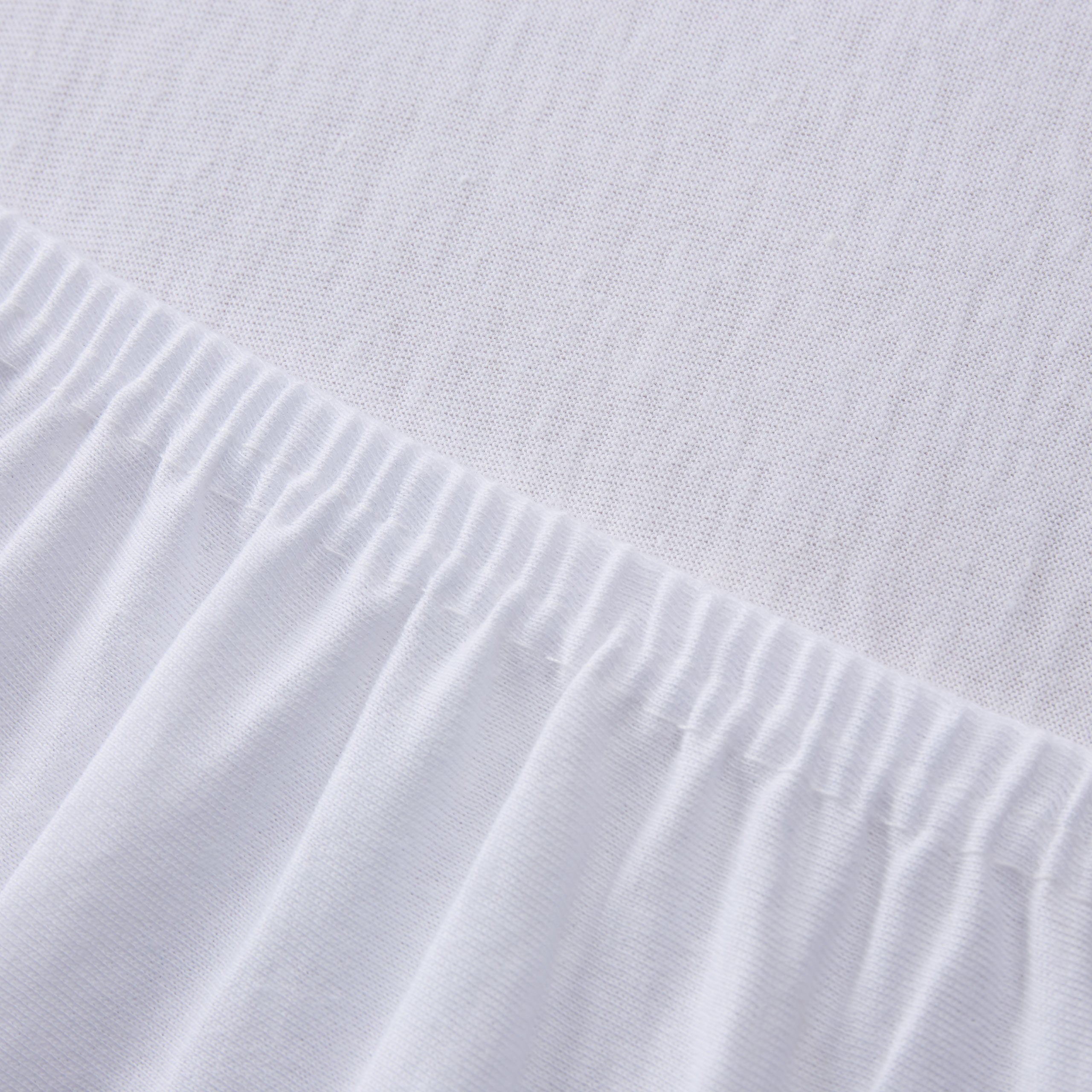 Comfort Jersey Spannbettlaken - 160 g/m² 100% Baumwolle - 180-200 x 200 cm - Weiß