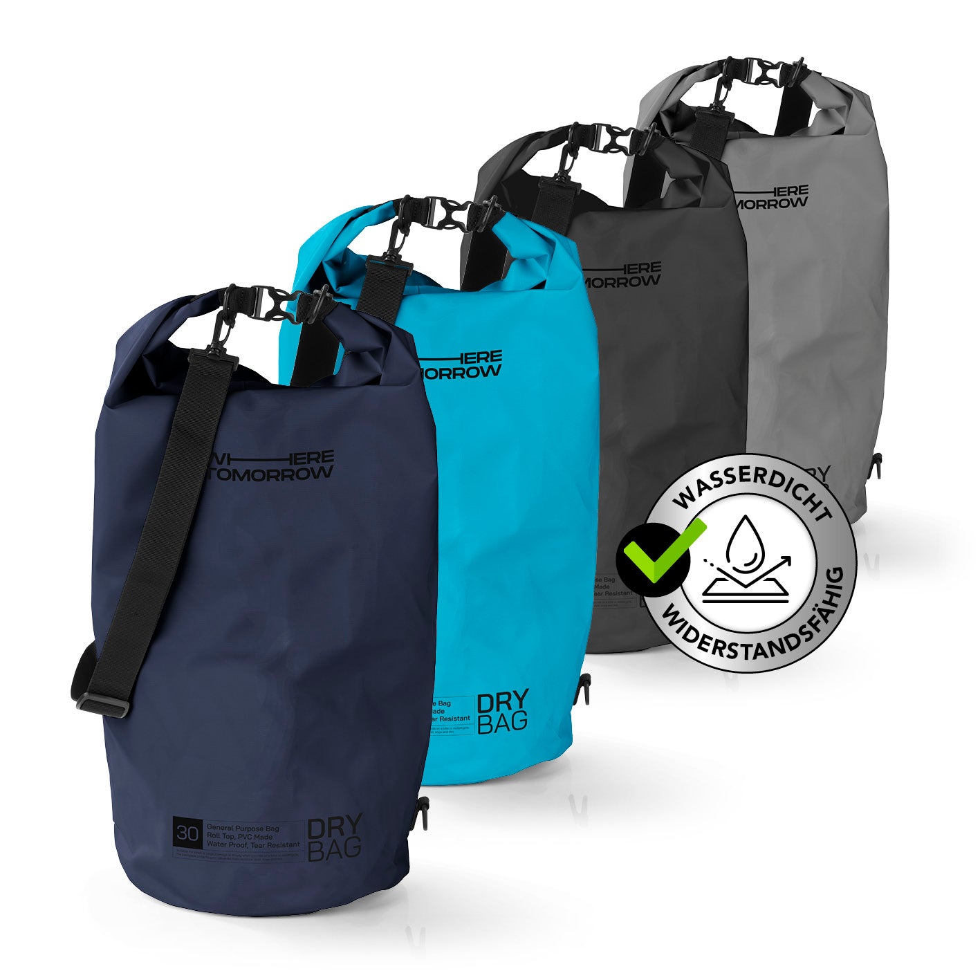 Dry Bag 30L - Style 01 - Dunkelblau