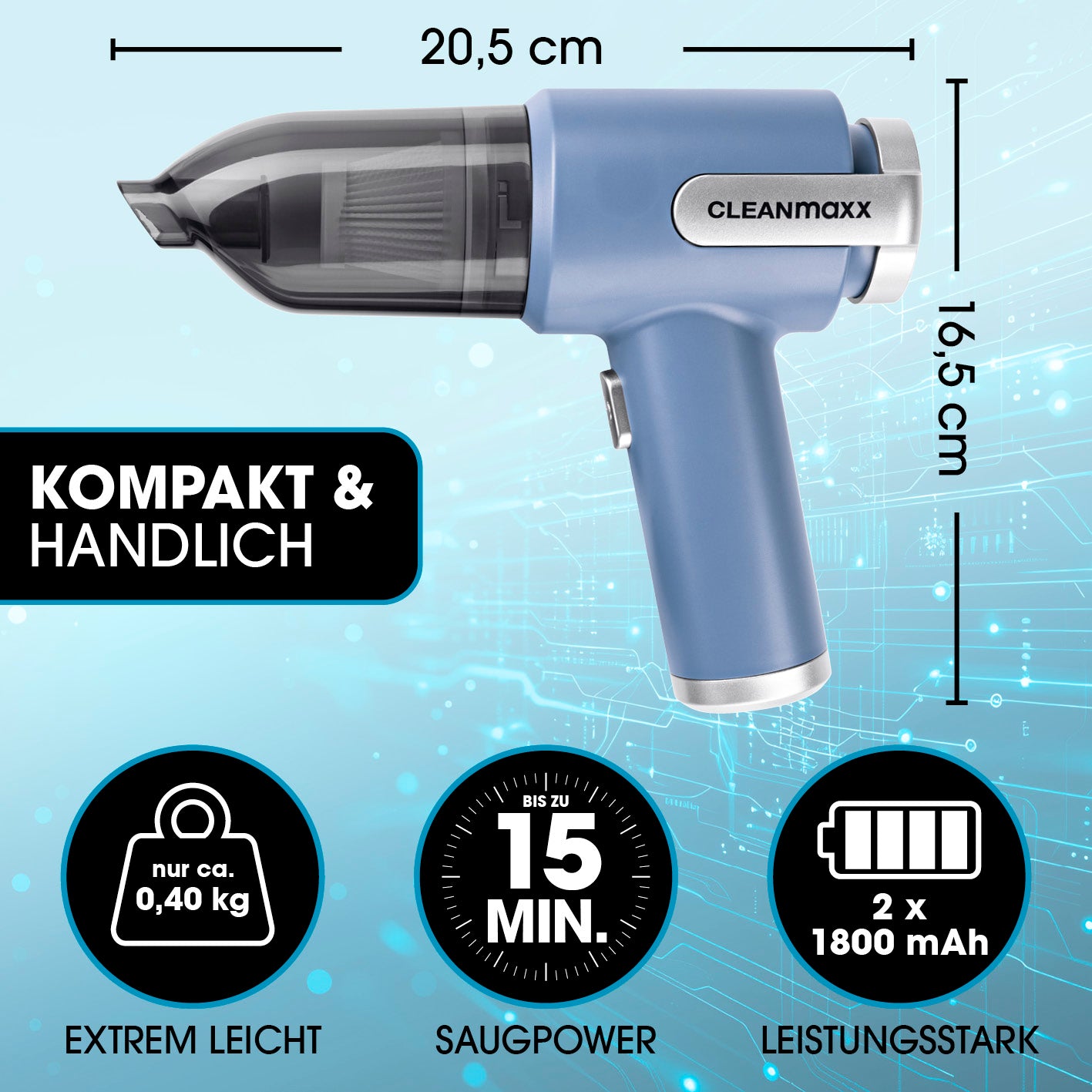 2in1-Akkusauger