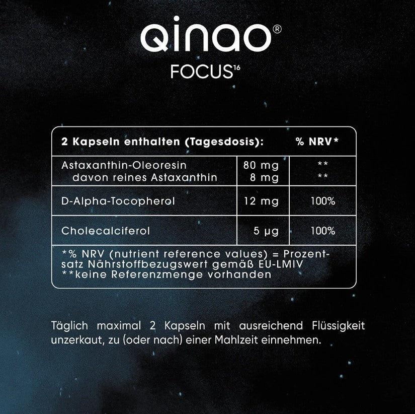 Nahrungsergänzungsmittel FOCUS - 60 Kapseln